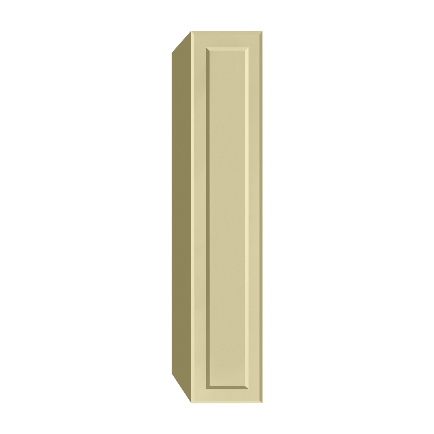 Berloni Vintage 1 door column 14" with 1 fixed shelf and 4 glass shelves