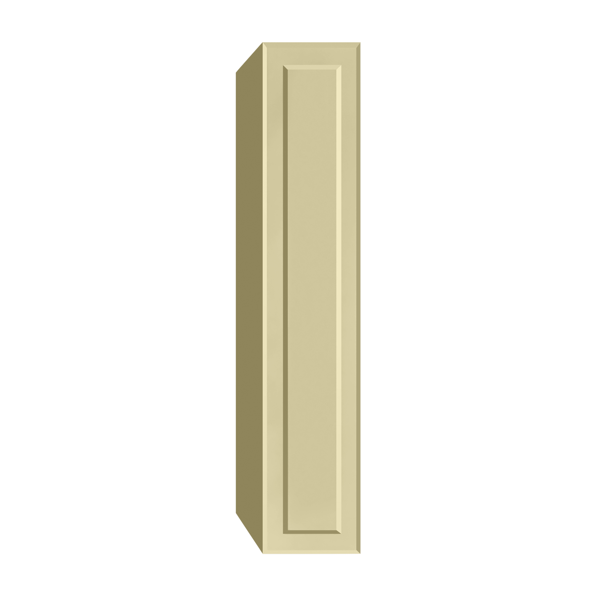 Berloni Vintage 1 door column 14" with 1 fixed shelf and 4 glass shelves