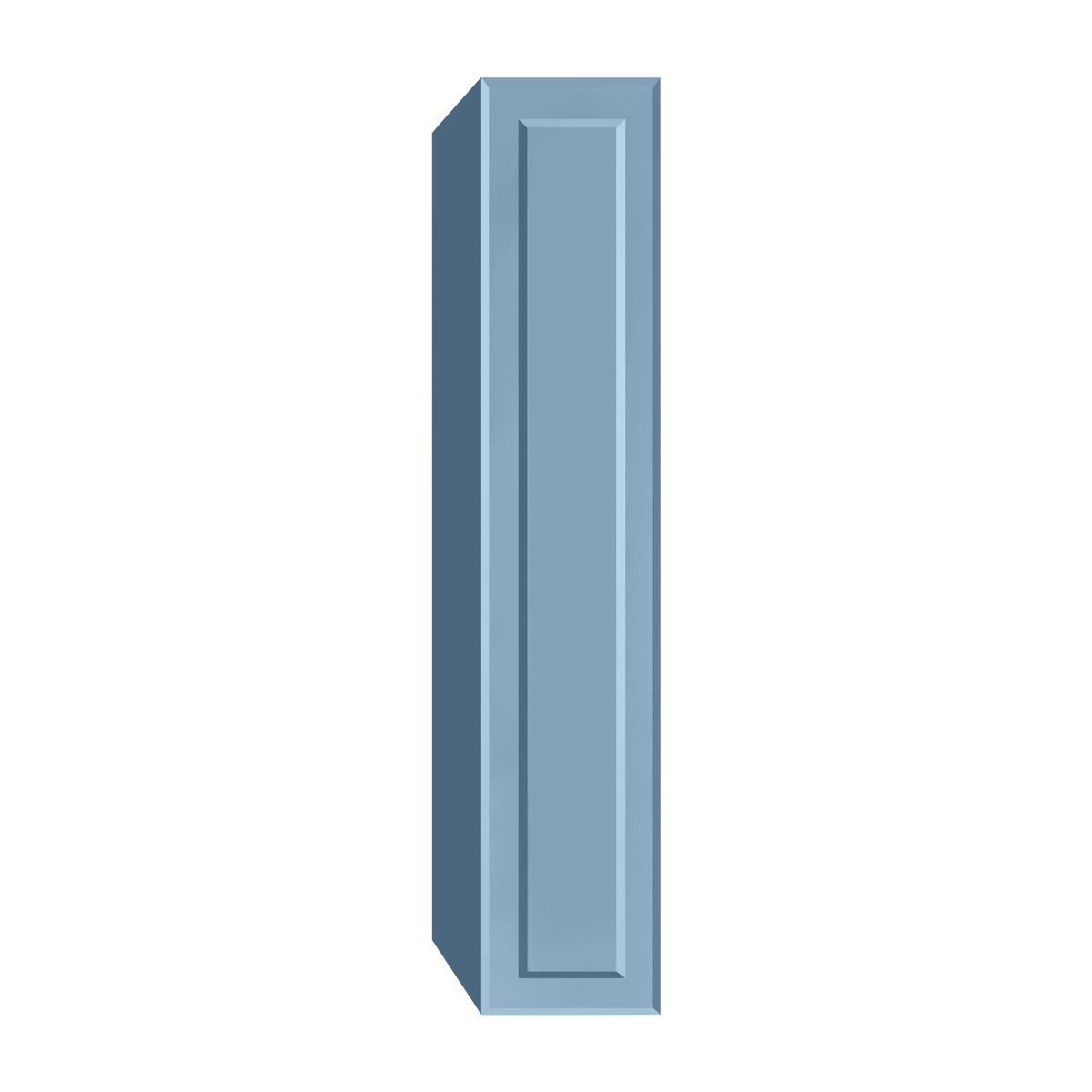 Berloni Vintage 1 door column 14" with 1 fixed shelf and 4 glass shelves