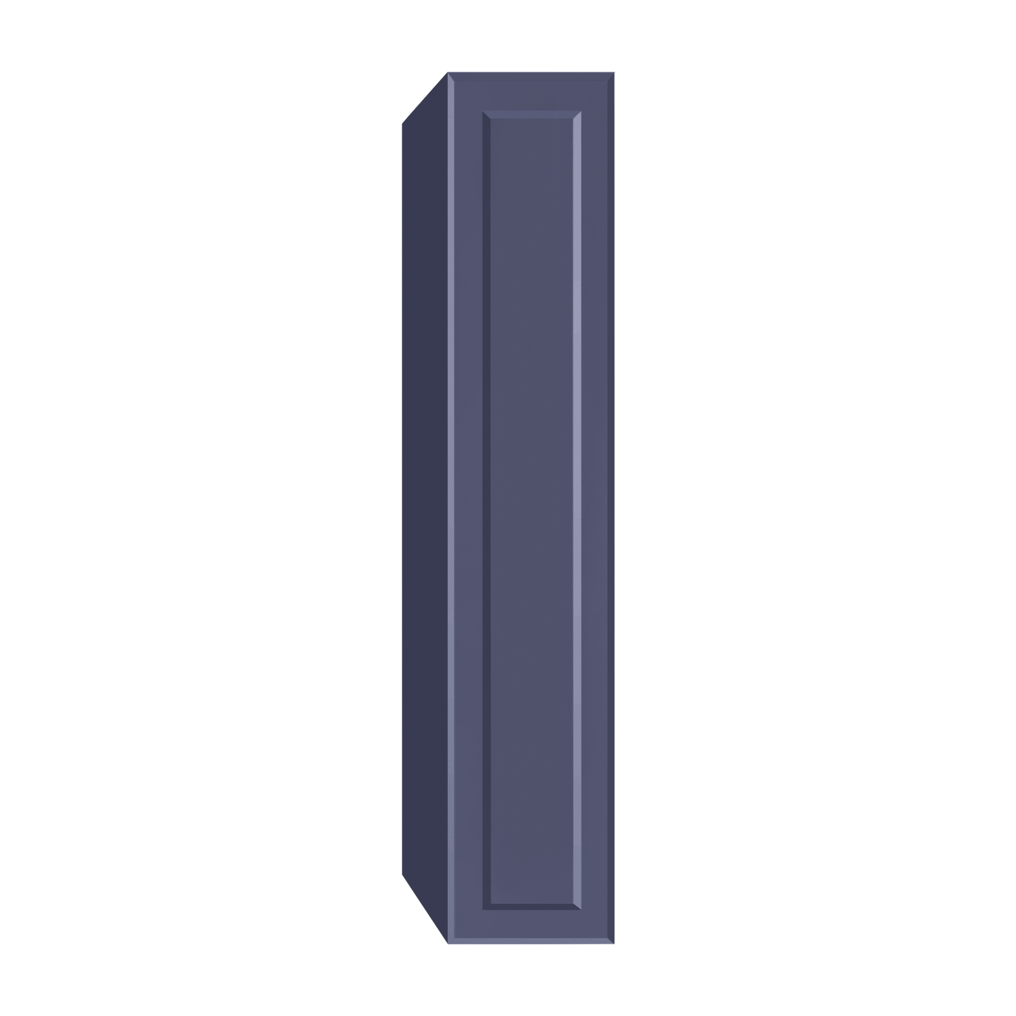 Berloni Vintage 1 door column 14" with 1 fixed shelf and 4 glass shelves