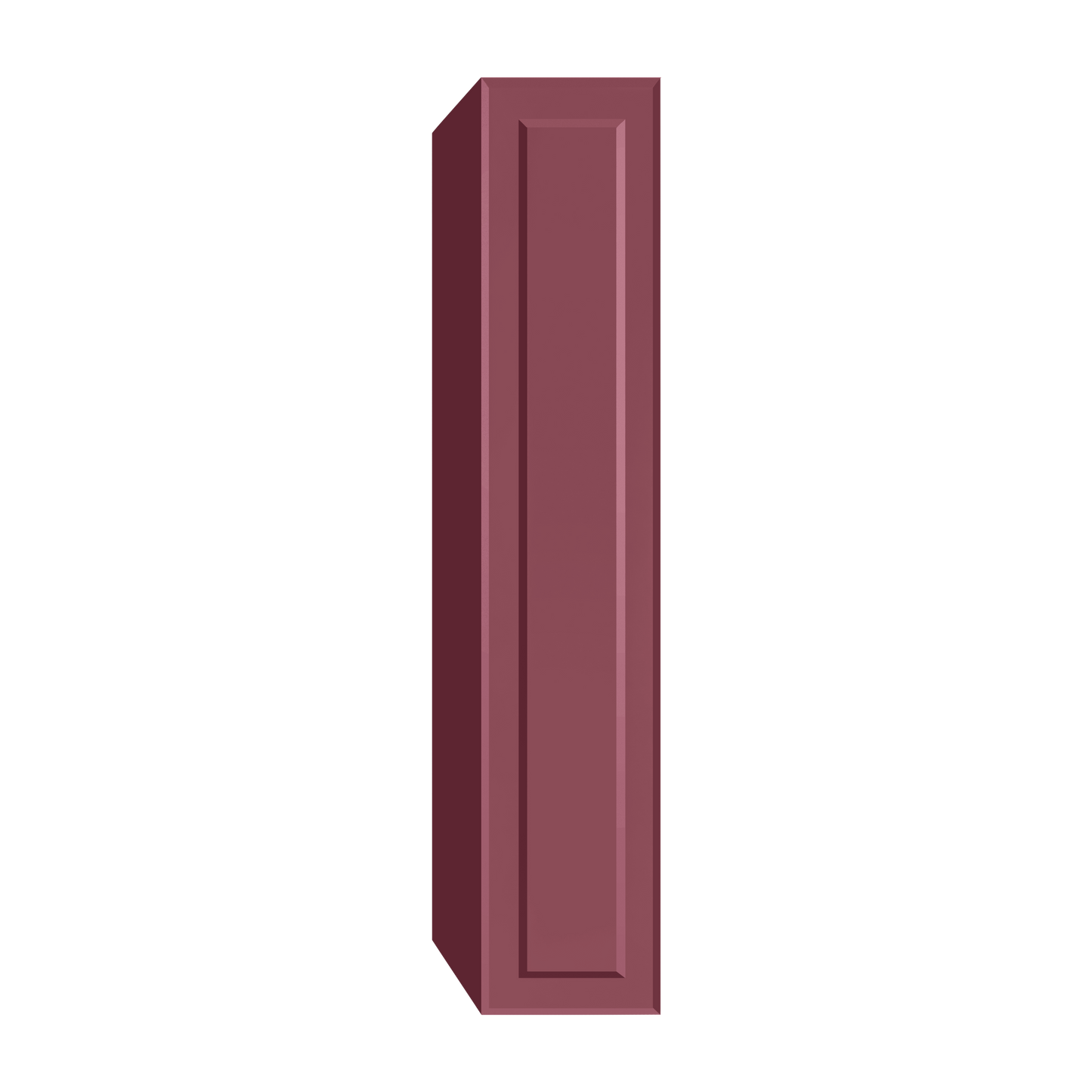 Berloni Vintage 1 door column 14" with 1 fixed shelf and 4 glass shelves