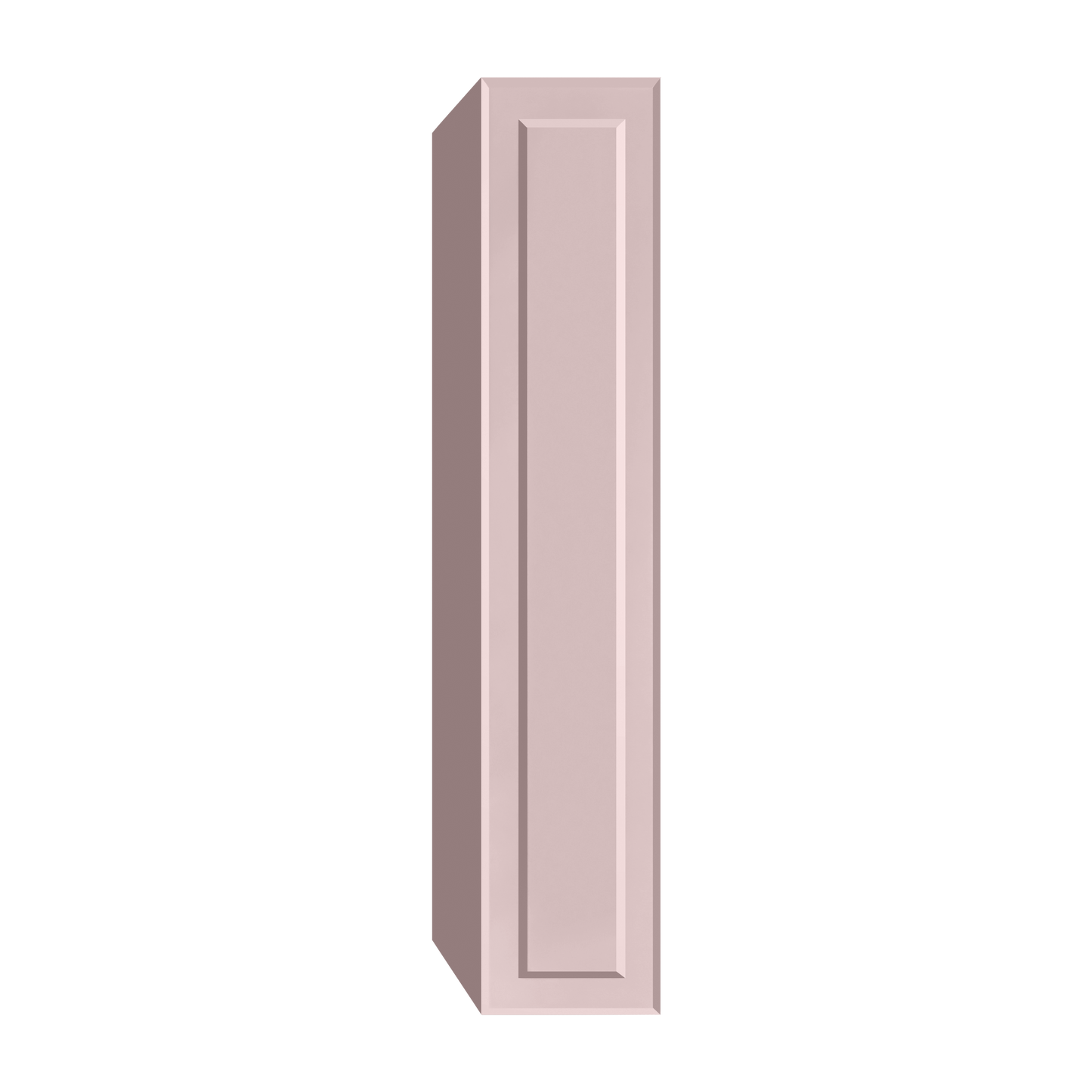 Berloni Vintage 1 door column 14" with 1 fixed shelf and 4 glass shelves