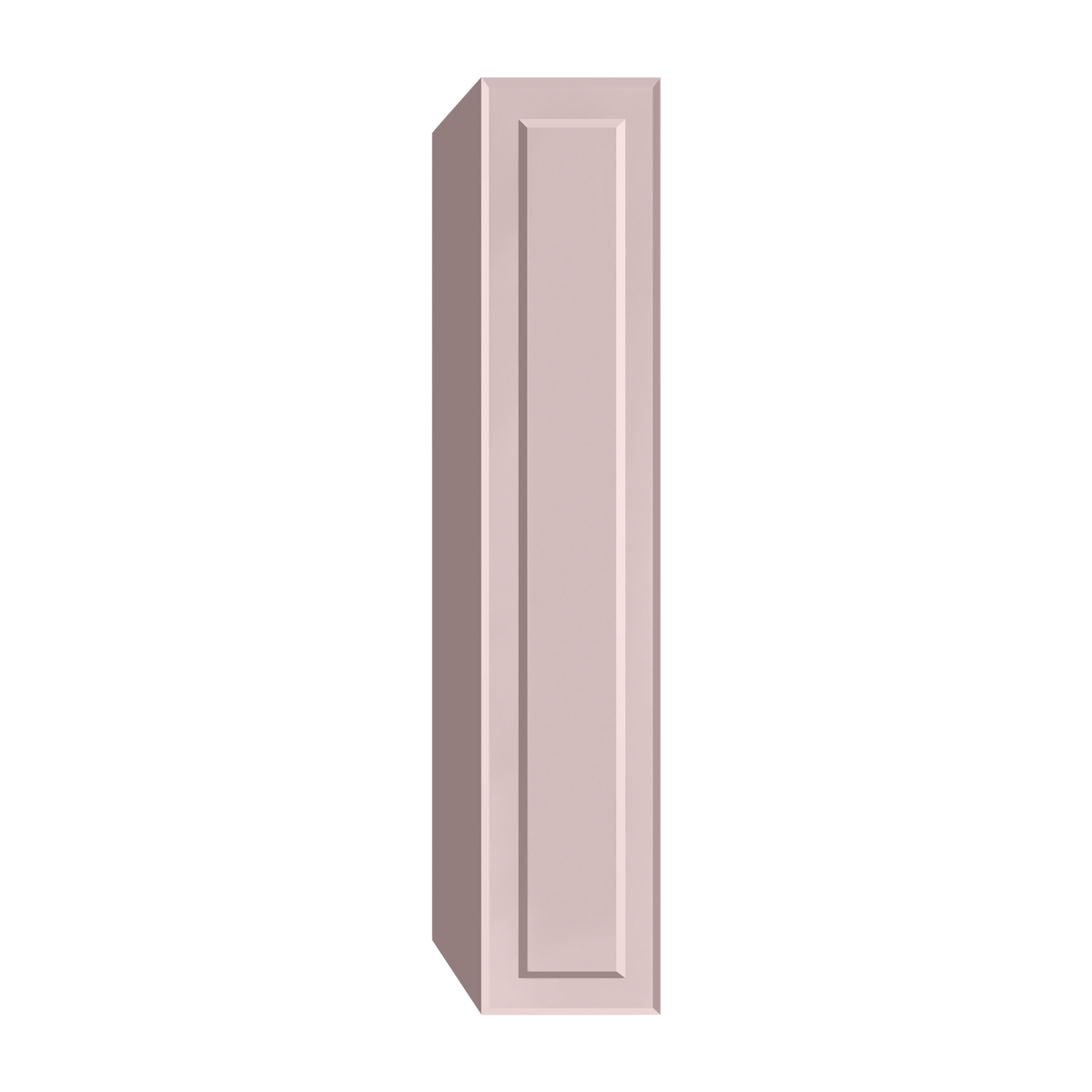 Berloni Vintage 1 door column 14" with 1 fixed shelf and 4 glass shelves