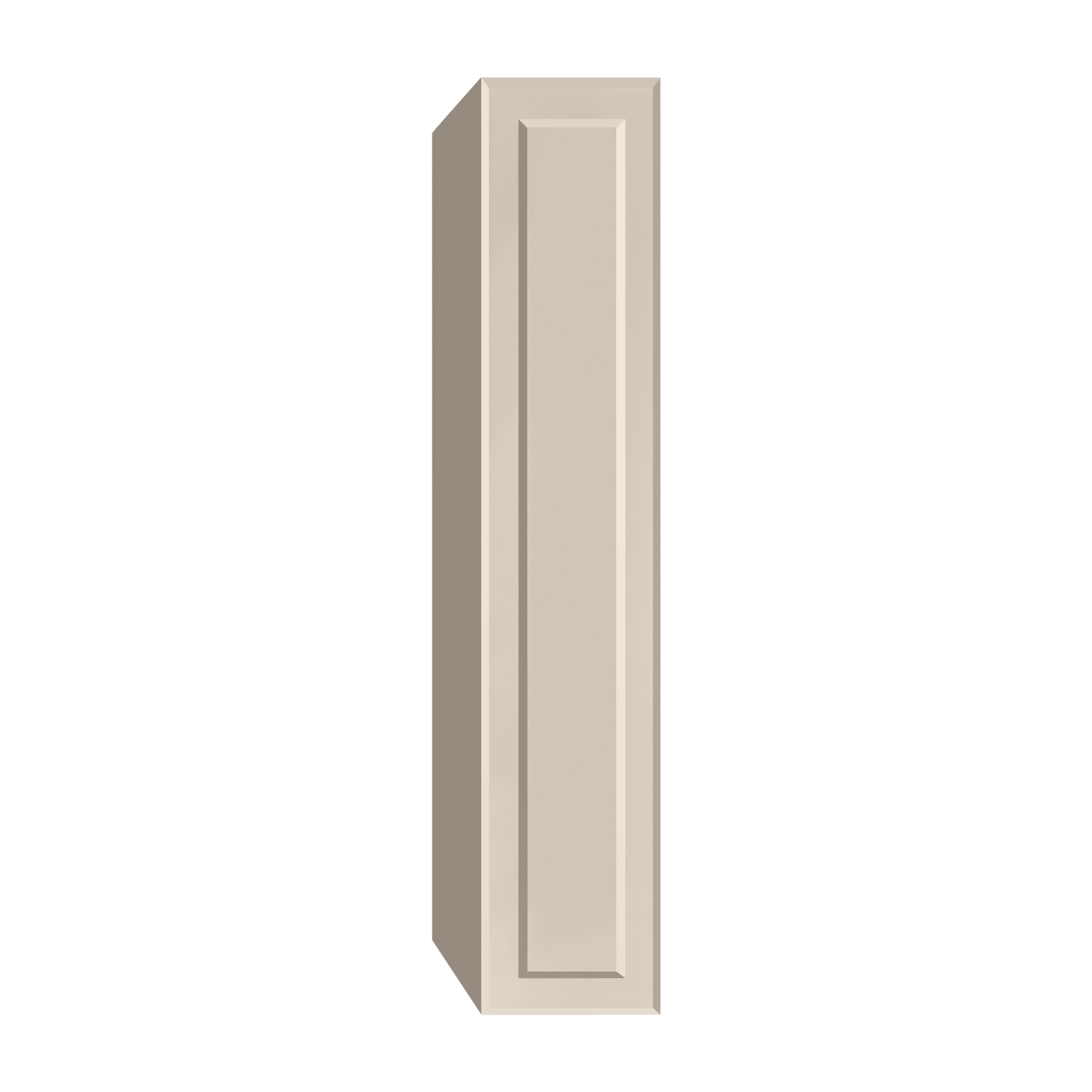 Berloni Vintage 1 door column 14" with 1 fixed shelf and 4 glass shelves
