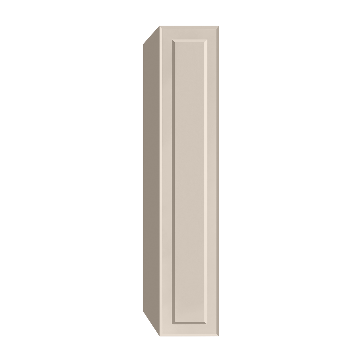 Berloni Vintage 1 door column 14" with 1 fixed shelf and 4 glass shelves