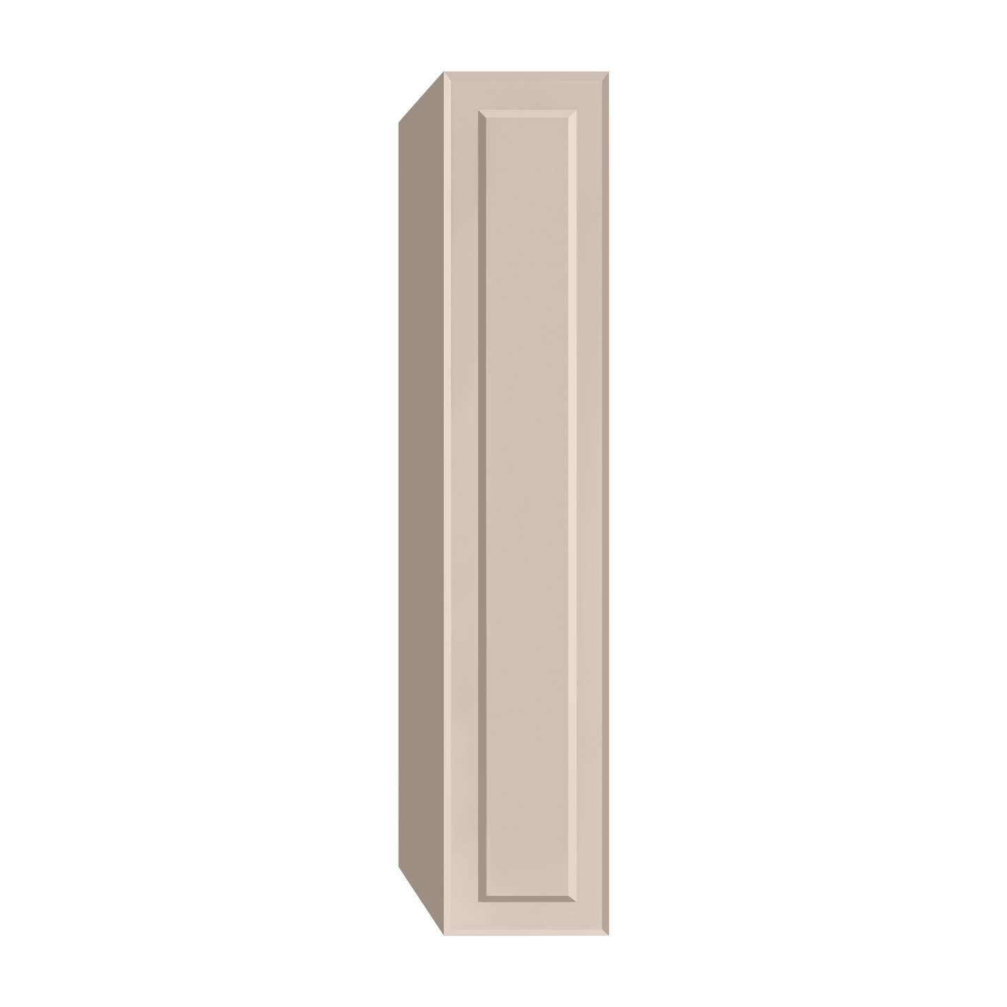 Berloni Vintage 1 door column 14" with 1 fixed shelf and 4 glass shelves