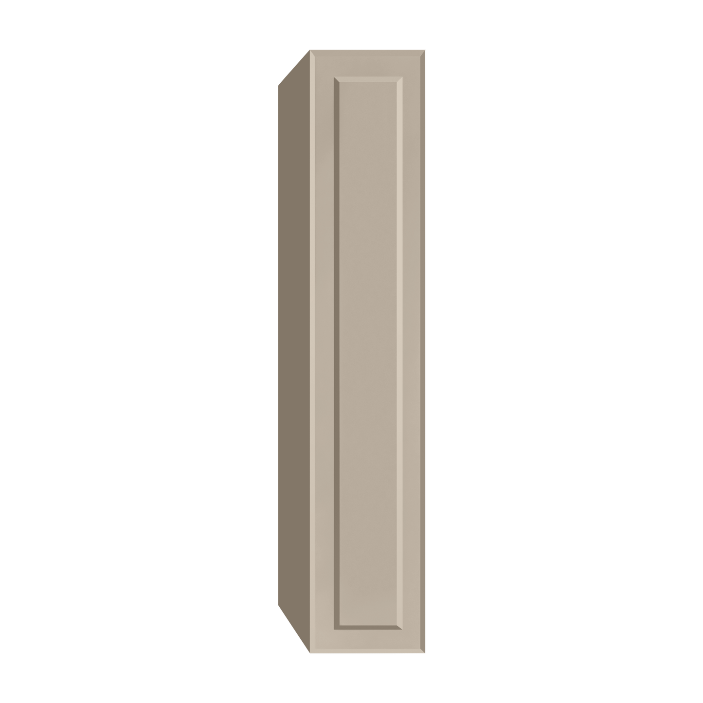 Berloni Vintage 1 door column 14" with 1 fixed shelf and 4 glass shelves