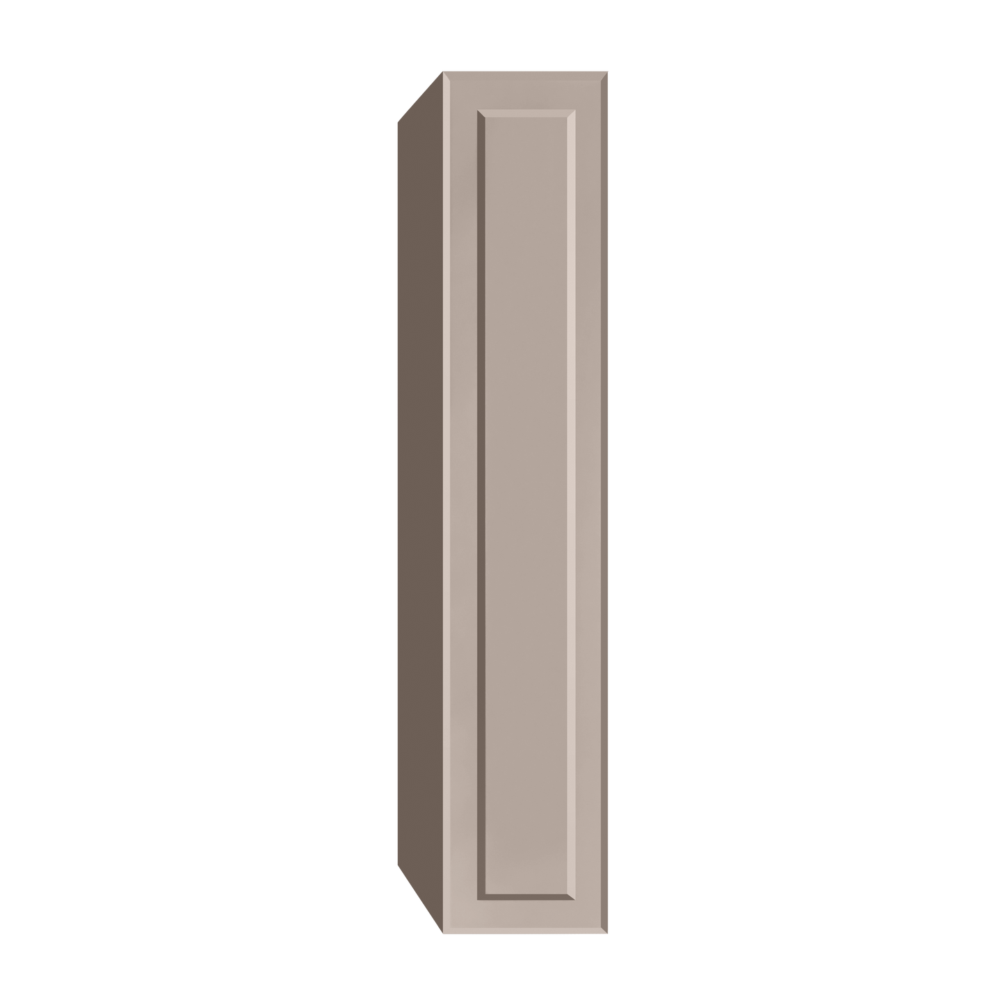 Berloni Vintage 1 door column 14" with 1 fixed shelf and 4 glass shelves