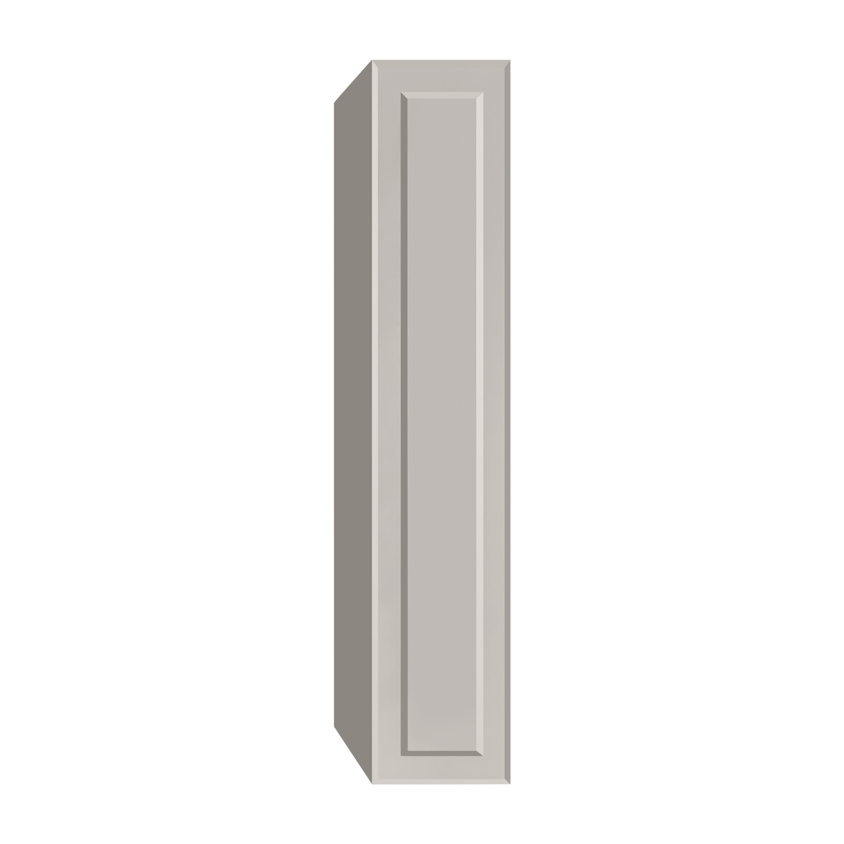 Berloni Vintage 1 door column 14" with 1 fixed shelf and 4 glass shelves