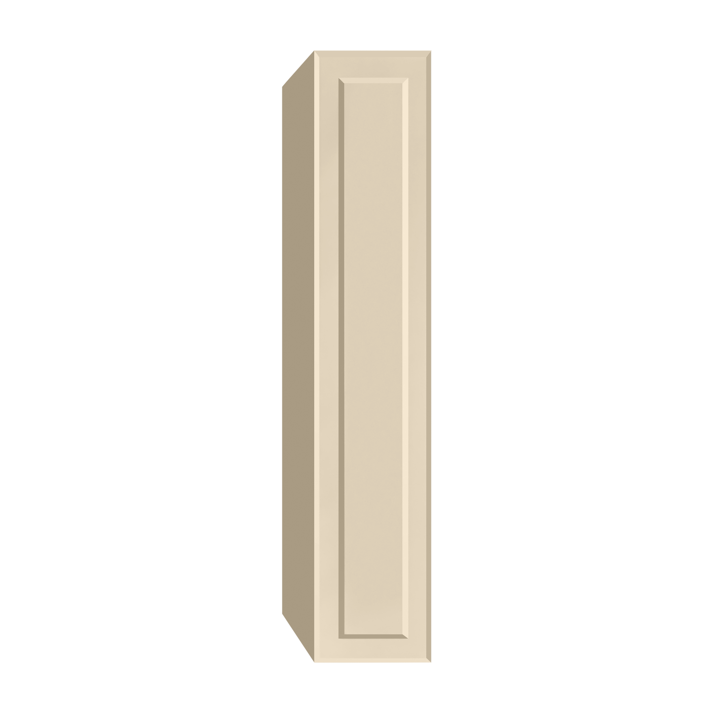 Berloni Vintage 1 door column 14" with 1 fixed shelf and 4 glass shelves