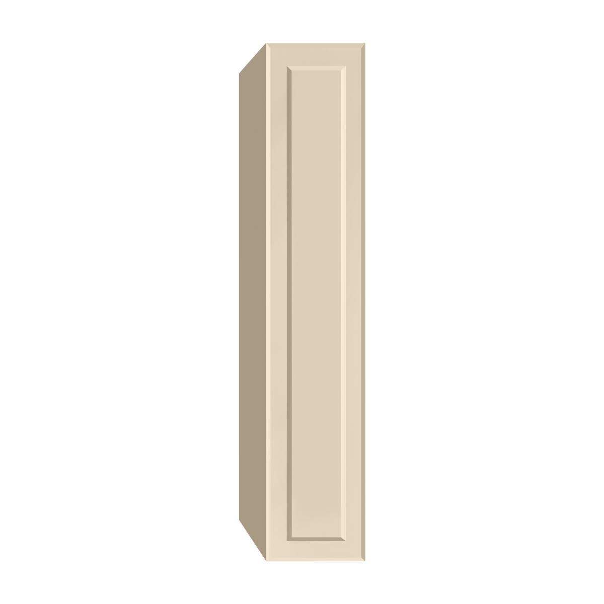 Berloni Vintage 1 door column 14" with 1 fixed shelf and 4 glass shelves