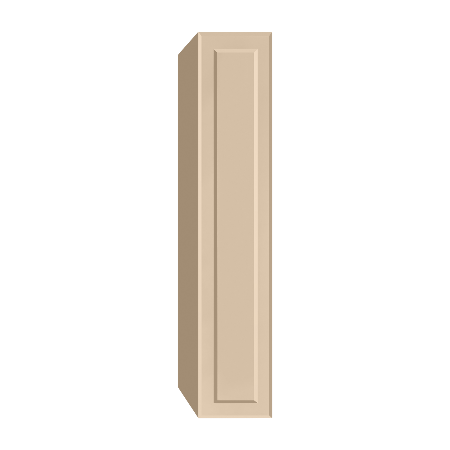 Berloni Vintage 1 door column 14" with 1 fixed shelf and 4 glass shelves