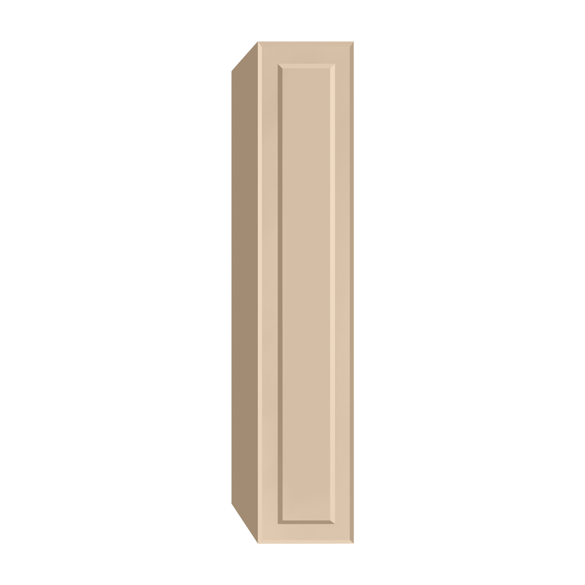Berloni Vintage 1 door column 14" with 1 fixed shelf and 4 glass shelves
