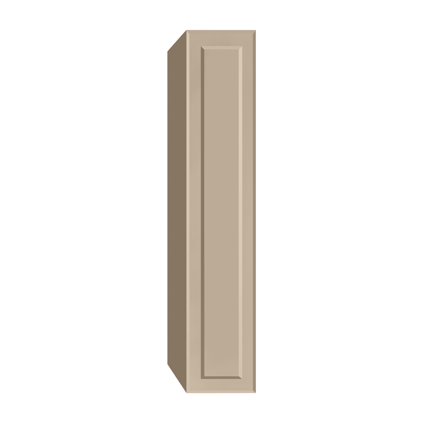 Berloni Vintage 1 door column 14" with 1 fixed shelf and 4 glass shelves