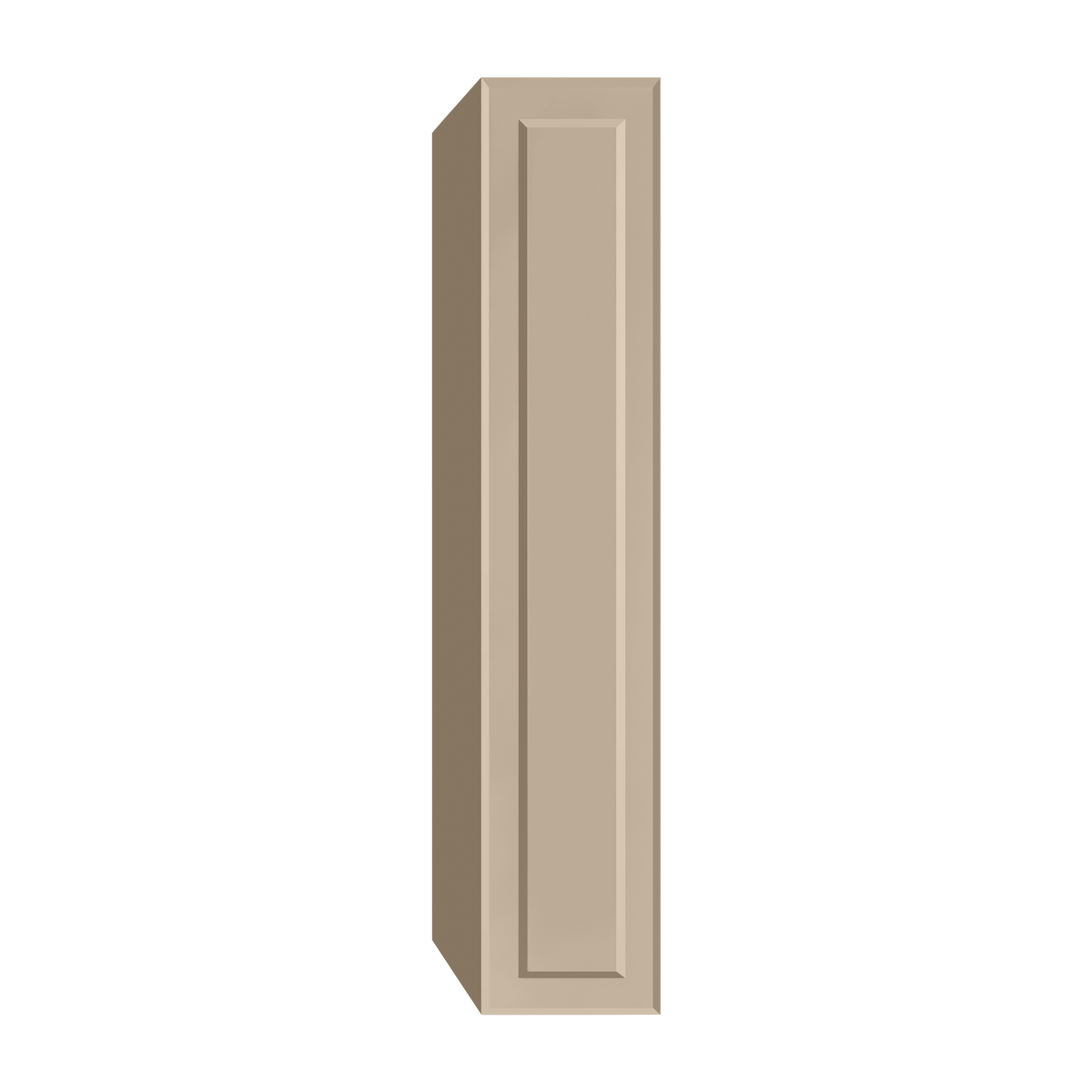 Berloni Vintage 1 door column 14" with 1 fixed shelf and 4 glass shelves