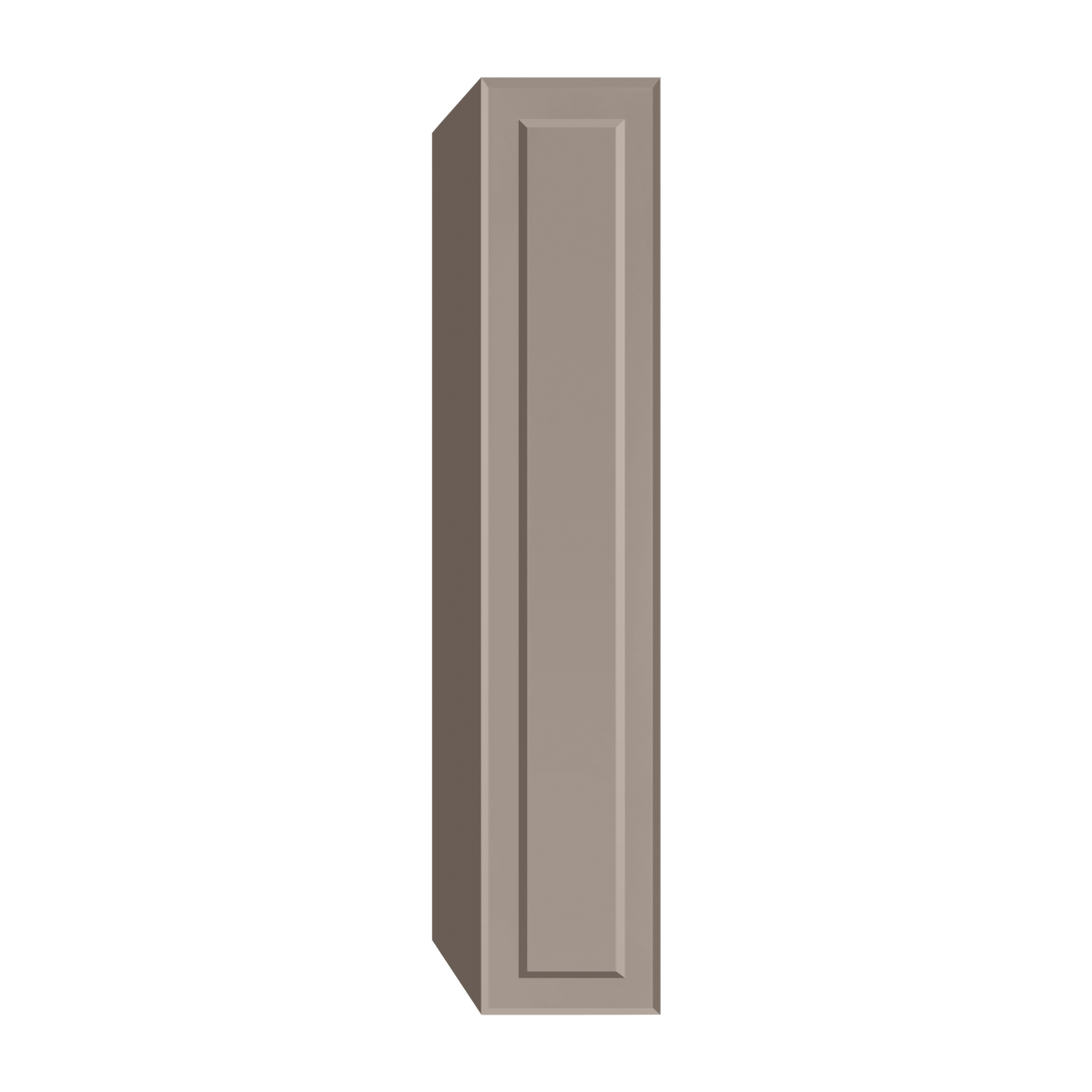 Berloni Vintage 1 door column 14" with 1 fixed shelf and 4 glass shelves
