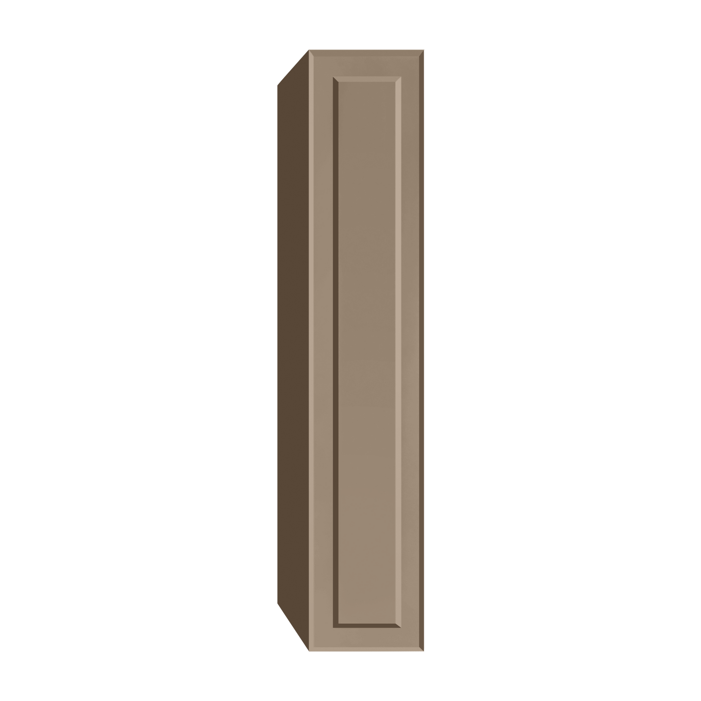 Berloni Vintage 1 door column 14" with 1 fixed shelf and 4 glass shelves