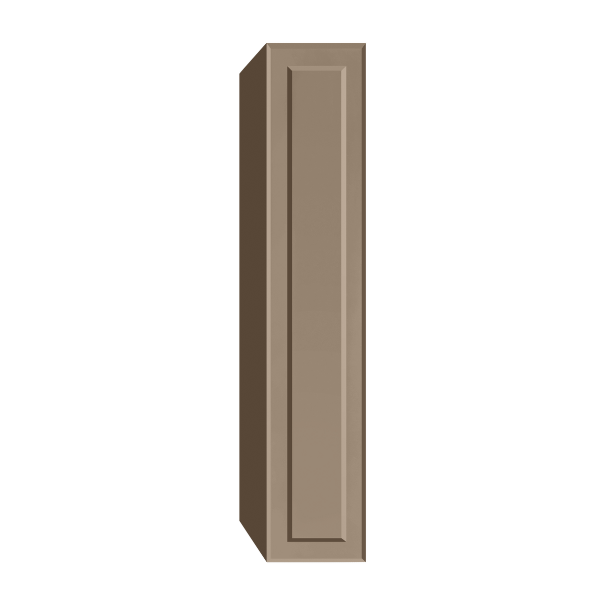 Berloni Vintage 1 door column 14" with 1 fixed shelf and 4 glass shelves