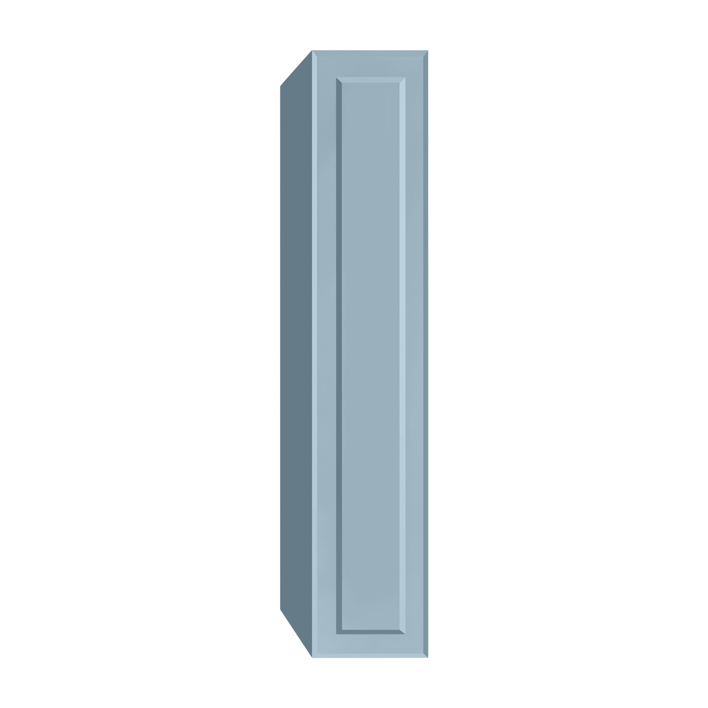 Berloni Vintage 1 door column 14" with 1 fixed shelf and 4 glass shelves