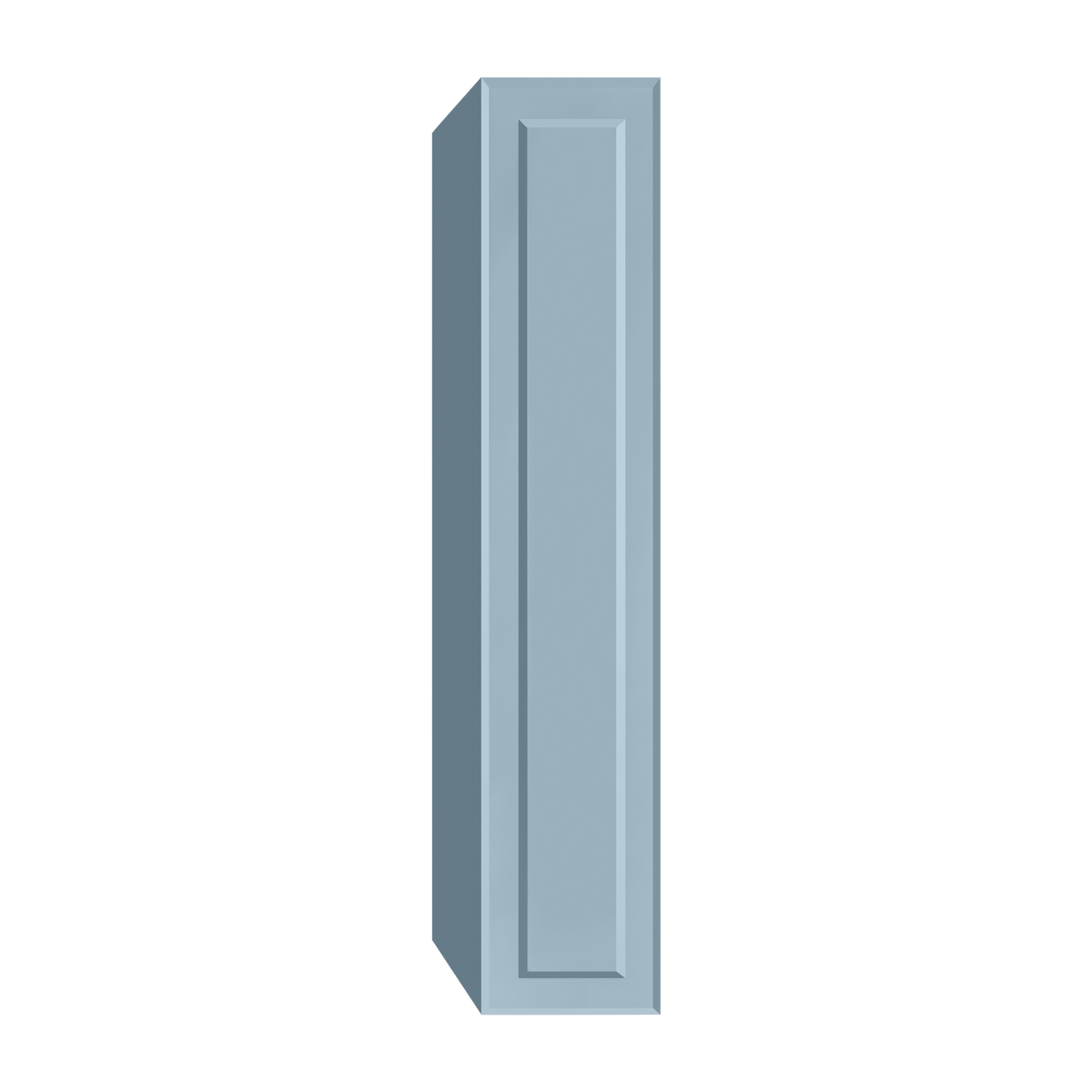 Berloni Vintage 1 door column 14" with 1 fixed shelf and 4 glass shelves