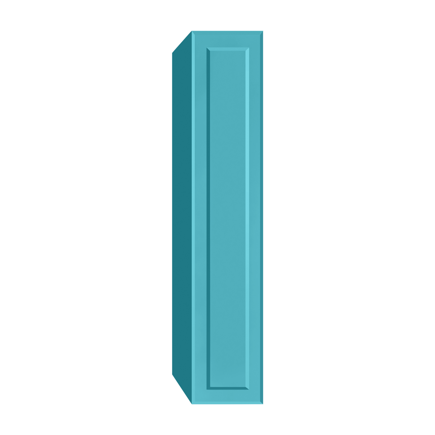 Berloni Vintage 1 door column 14" with 1 fixed shelf and 4 glass shelves