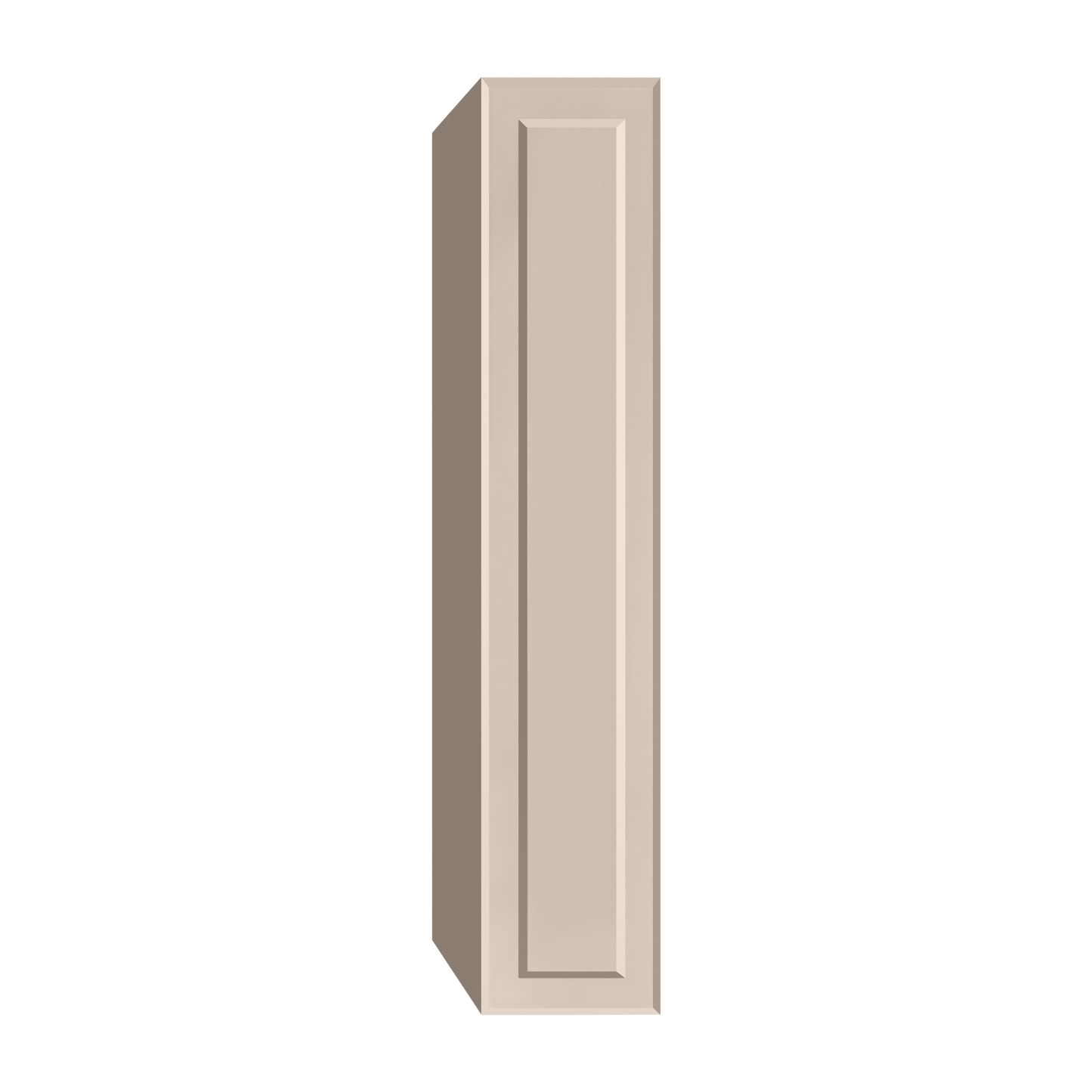 Berloni Vintage 1 door column 14" with 1 fixed shelf and 4 glass shelves