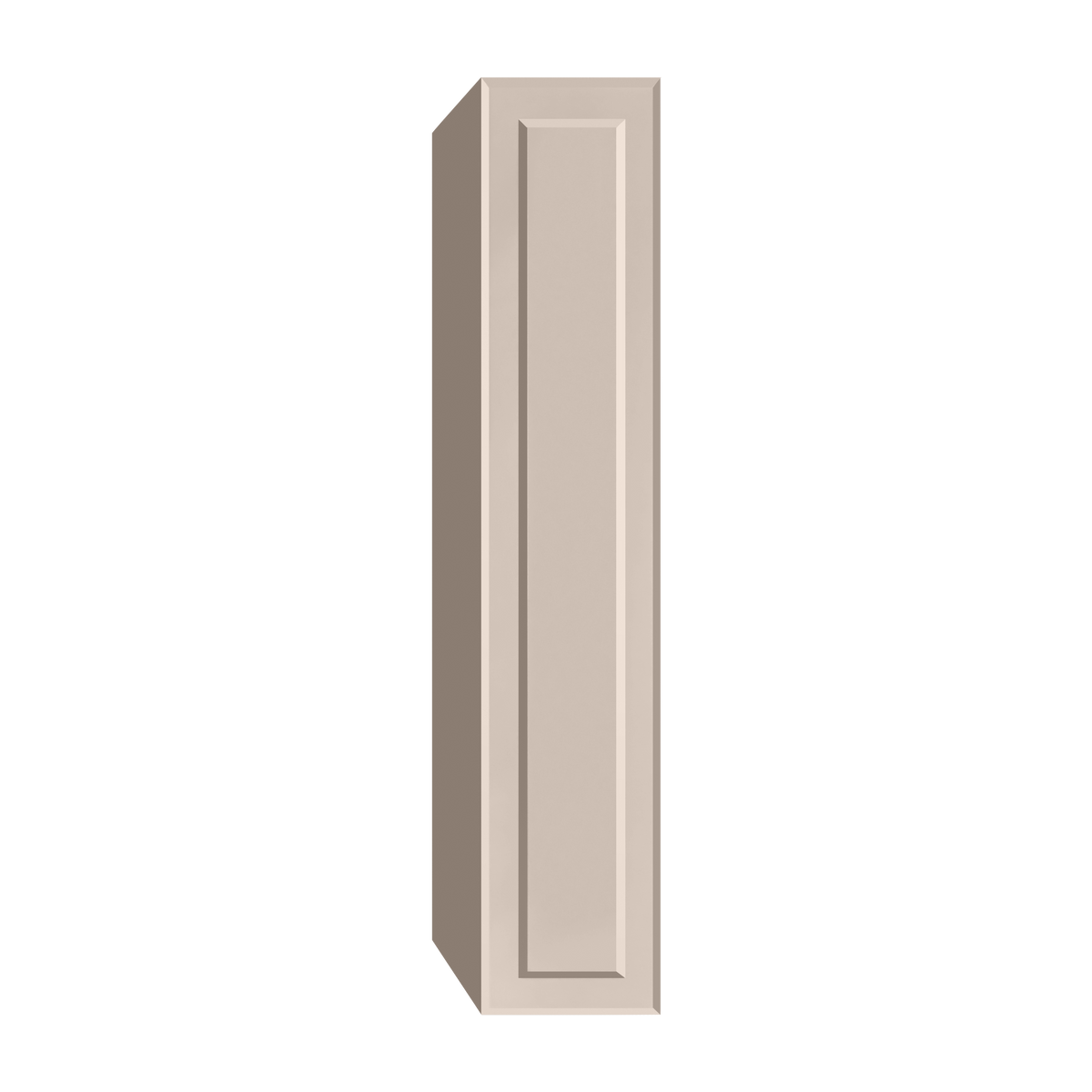 Berloni Vintage 1 door column 14" with 1 fixed shelf and 4 glass shelves