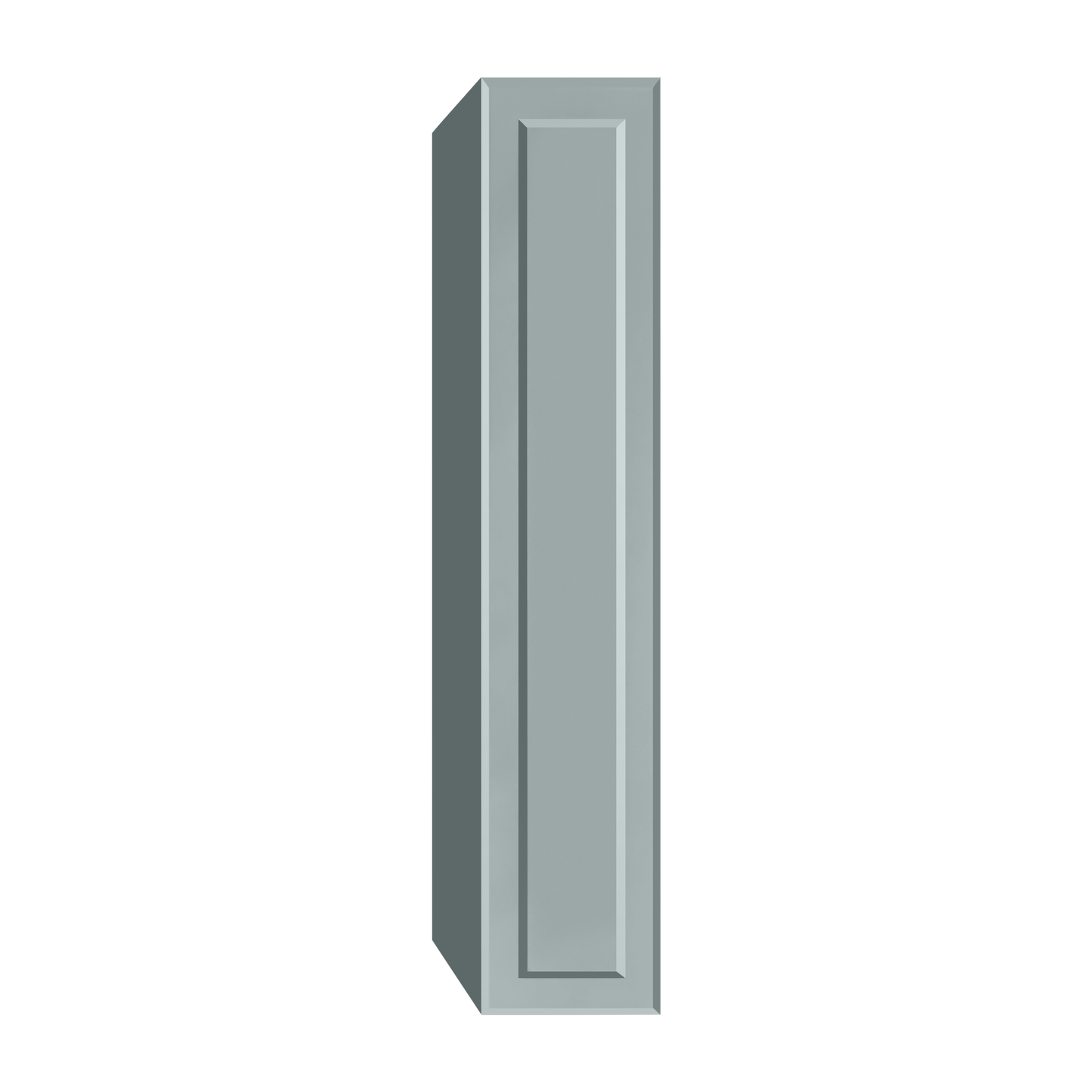 Berloni Vintage 1 door column 14" with 1 fixed shelf and 4 glass shelves