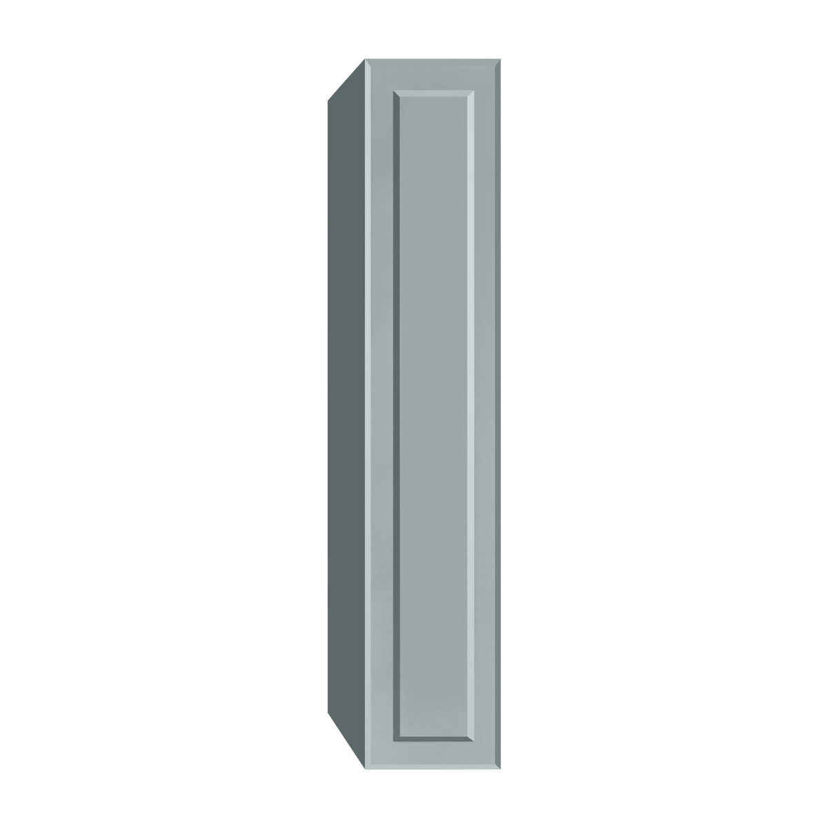Berloni Vintage 1 door column 14" with 1 fixed shelf and 4 glass shelves
