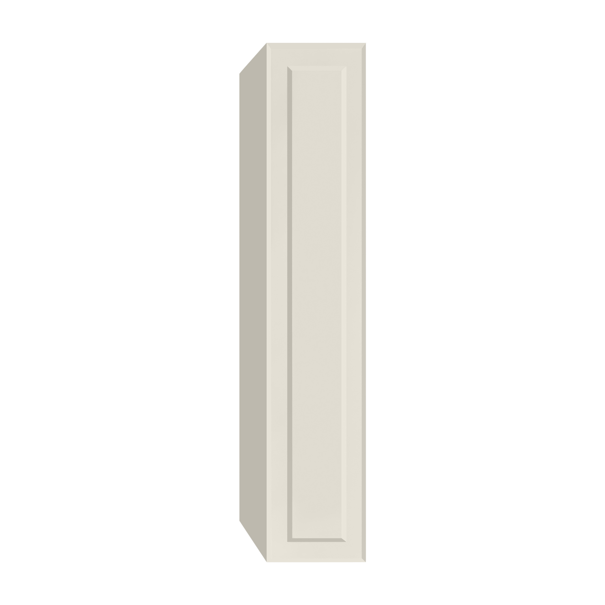Berloni Vintage 1 door column 14" with 1 fixed shelf and 4 glass shelves