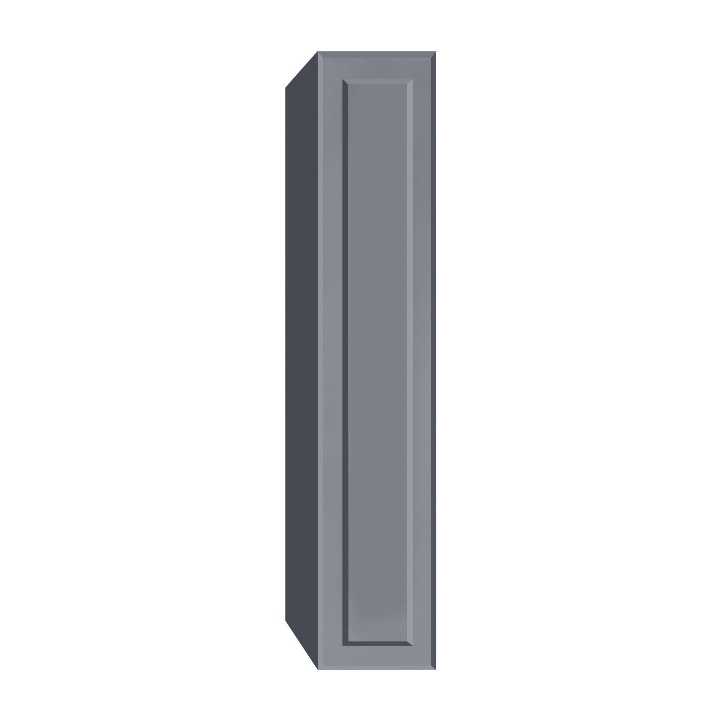 Berloni Vintage 1 door column 14" with 1 fixed shelf and 4 glass shelves