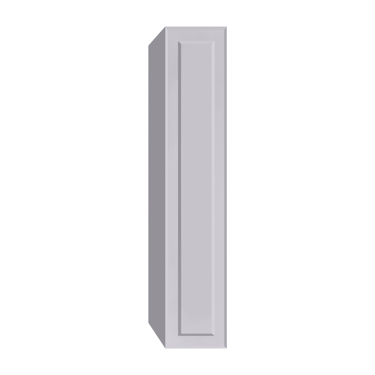 Berloni Vintage 1 door column 14" with 1 fixed shelf and 4 glass shelves