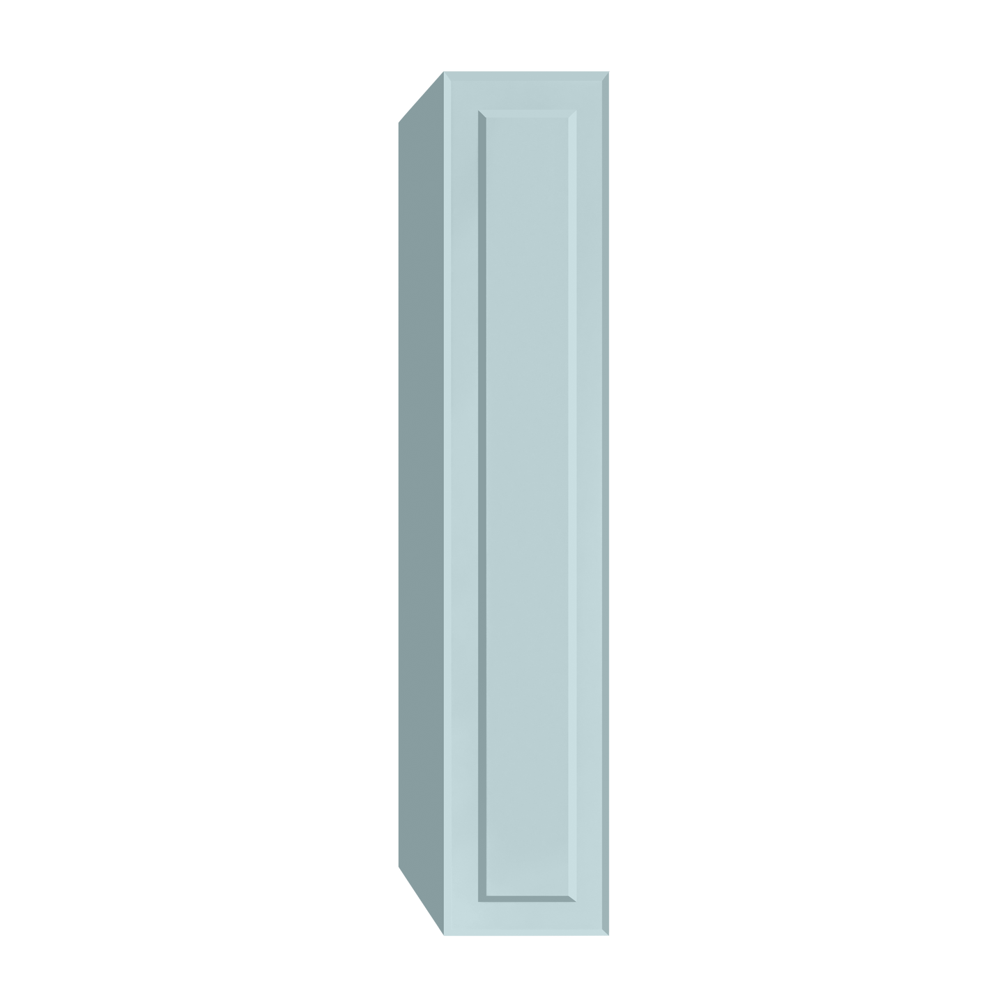 Berloni Vintage 1 door column 14" with 1 fixed shelf and 4 glass shelves