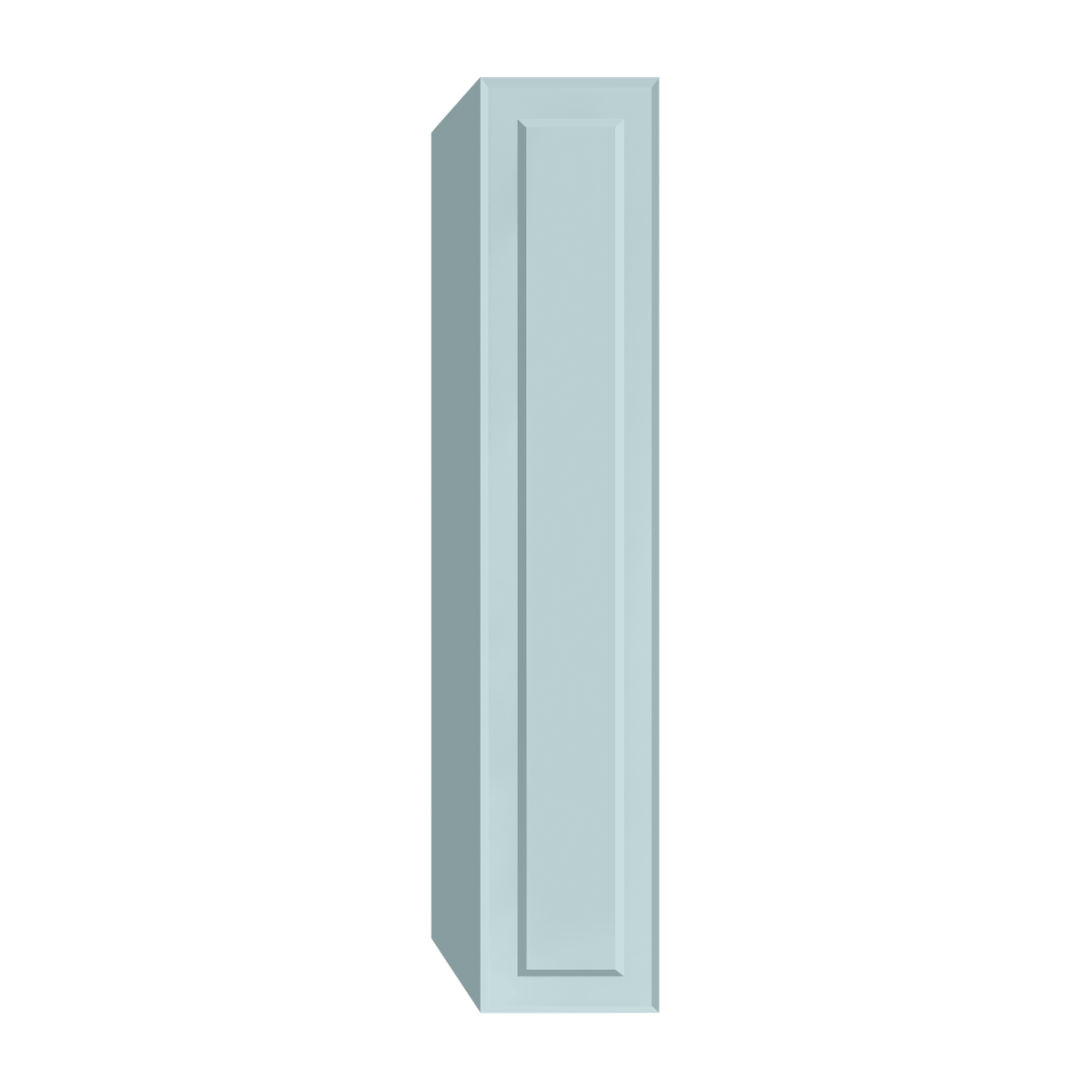 Berloni Vintage 1 door column 14" with 1 fixed shelf and 4 glass shelves