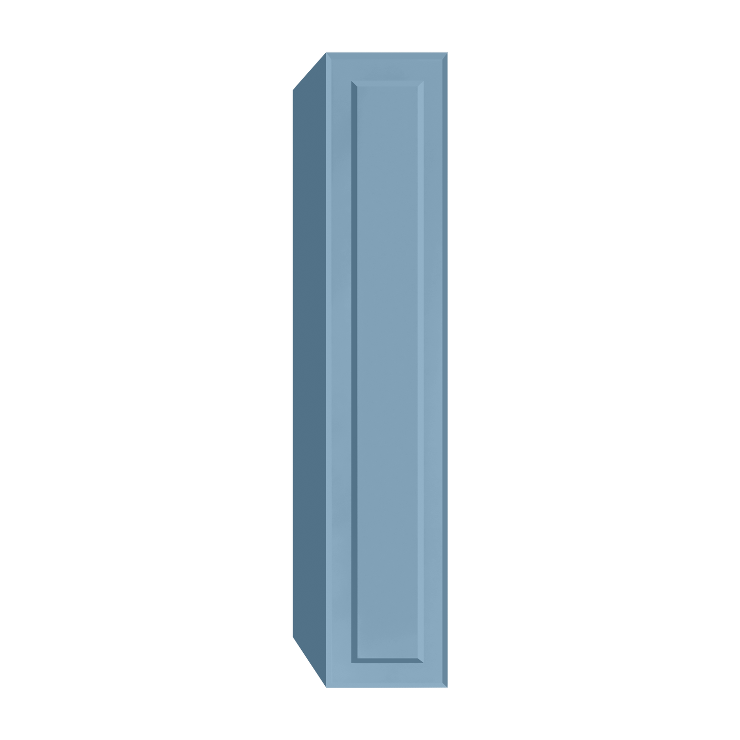 Berloni Vintage 1 door column 14" with 1 fixed shelf and 4 glass shelves