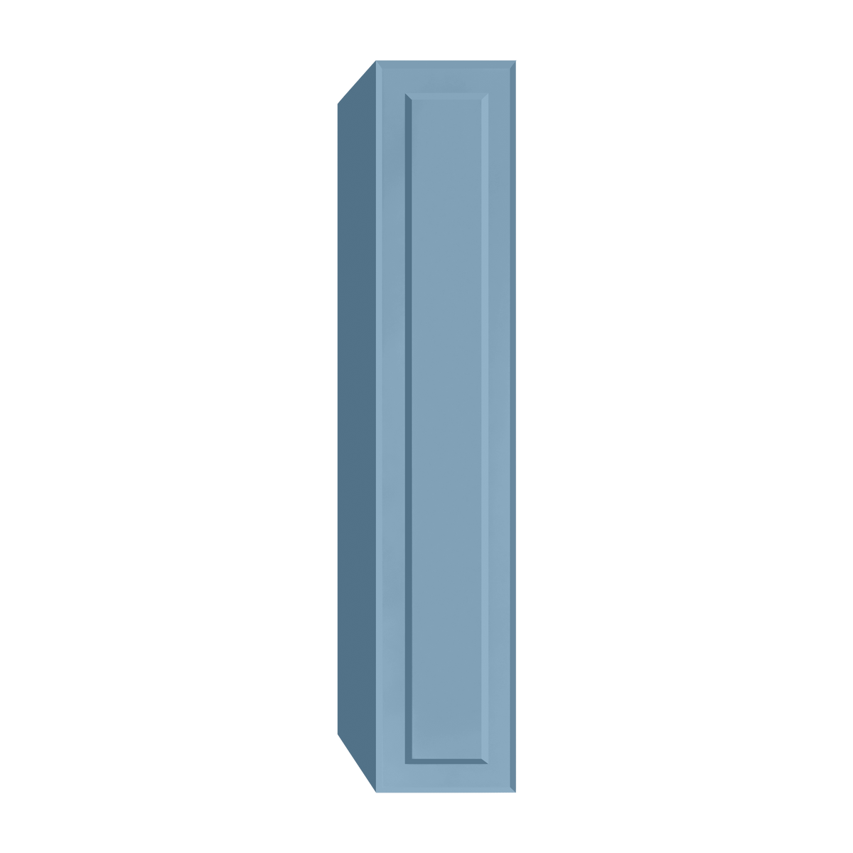 Berloni Vintage 1 door column 14" with 1 fixed shelf and 4 glass shelves