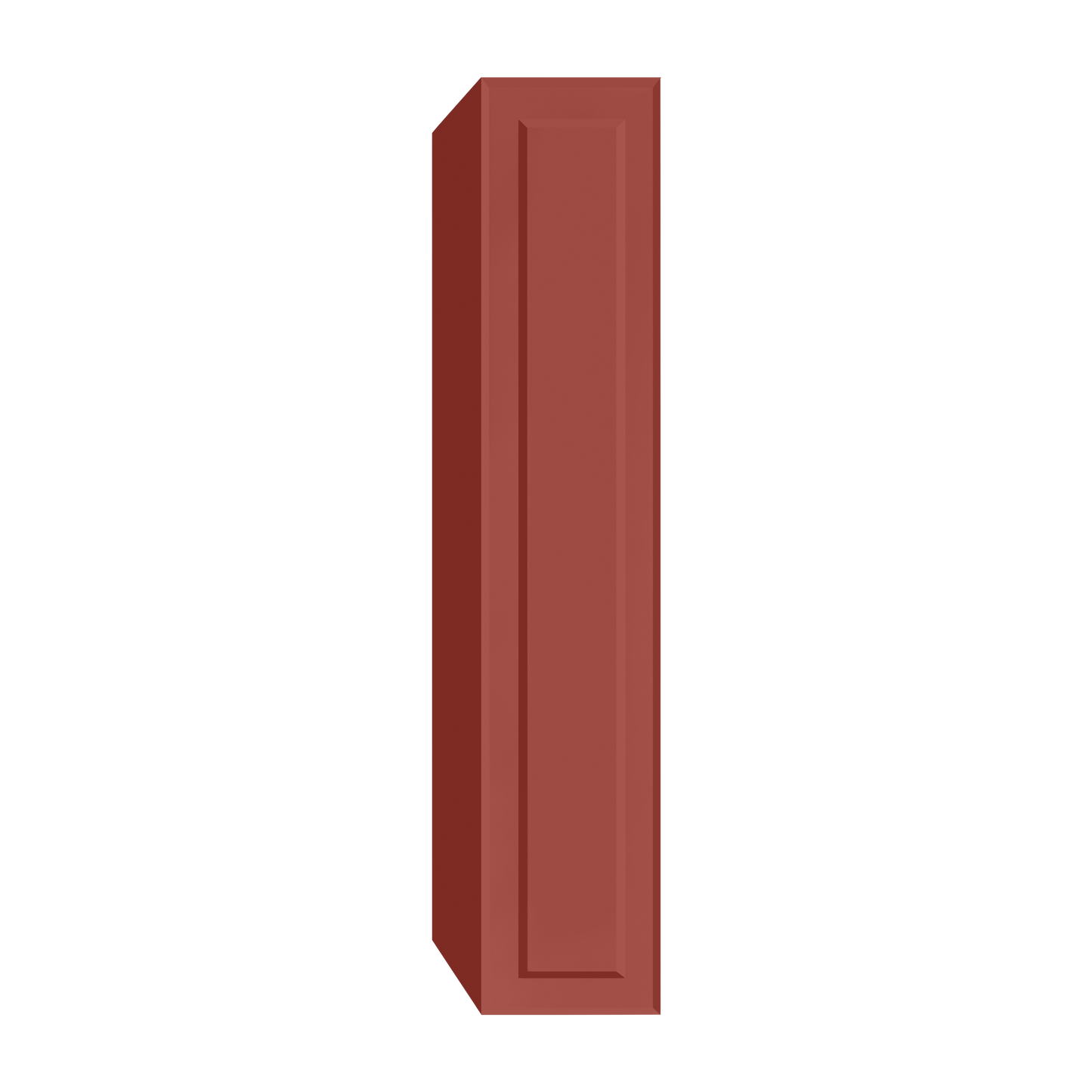 Berloni Vintage 1 door column 14" with 1 fixed shelf and 4 glass shelves