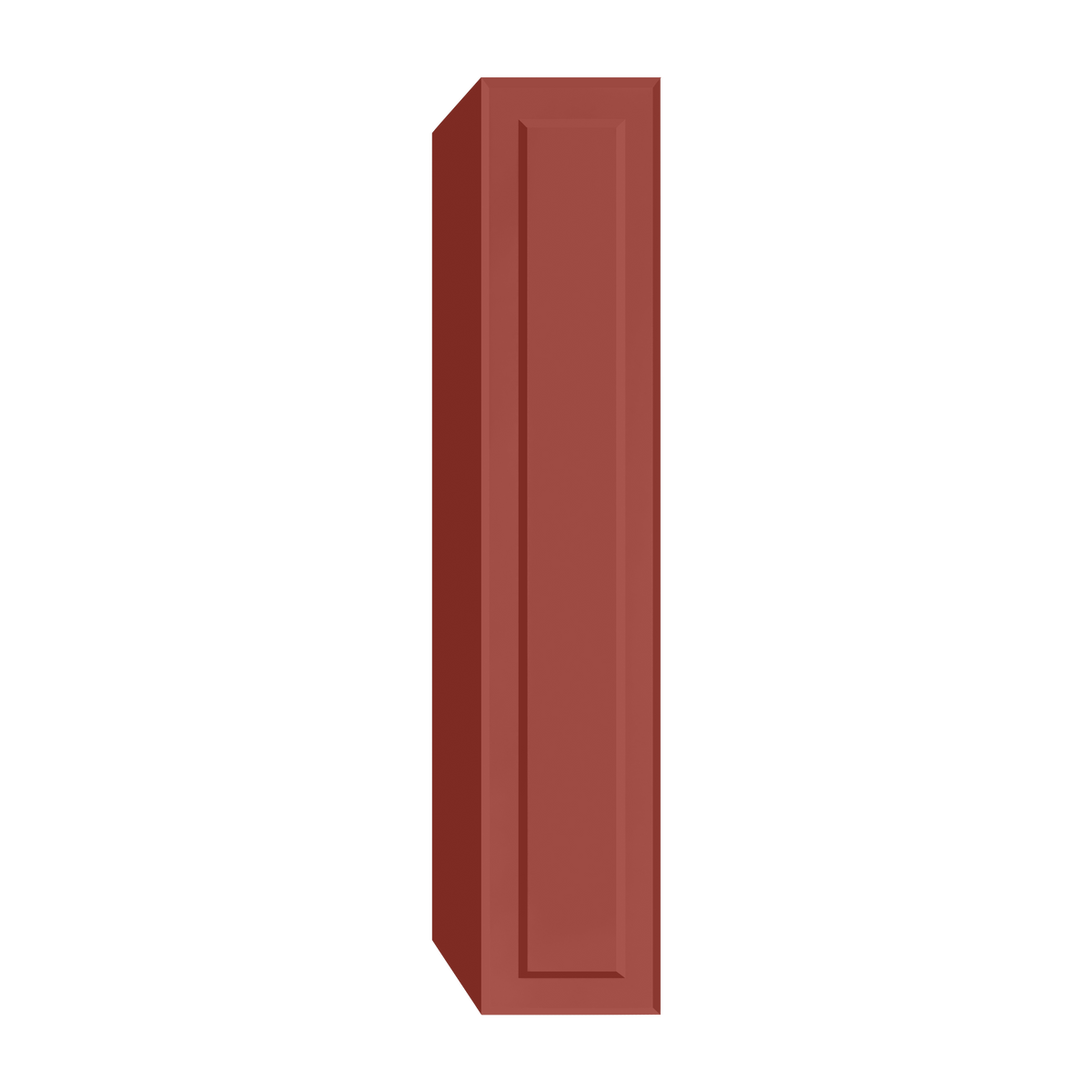Berloni Vintage 1 door column 14" with 1 fixed shelf and 4 glass shelves