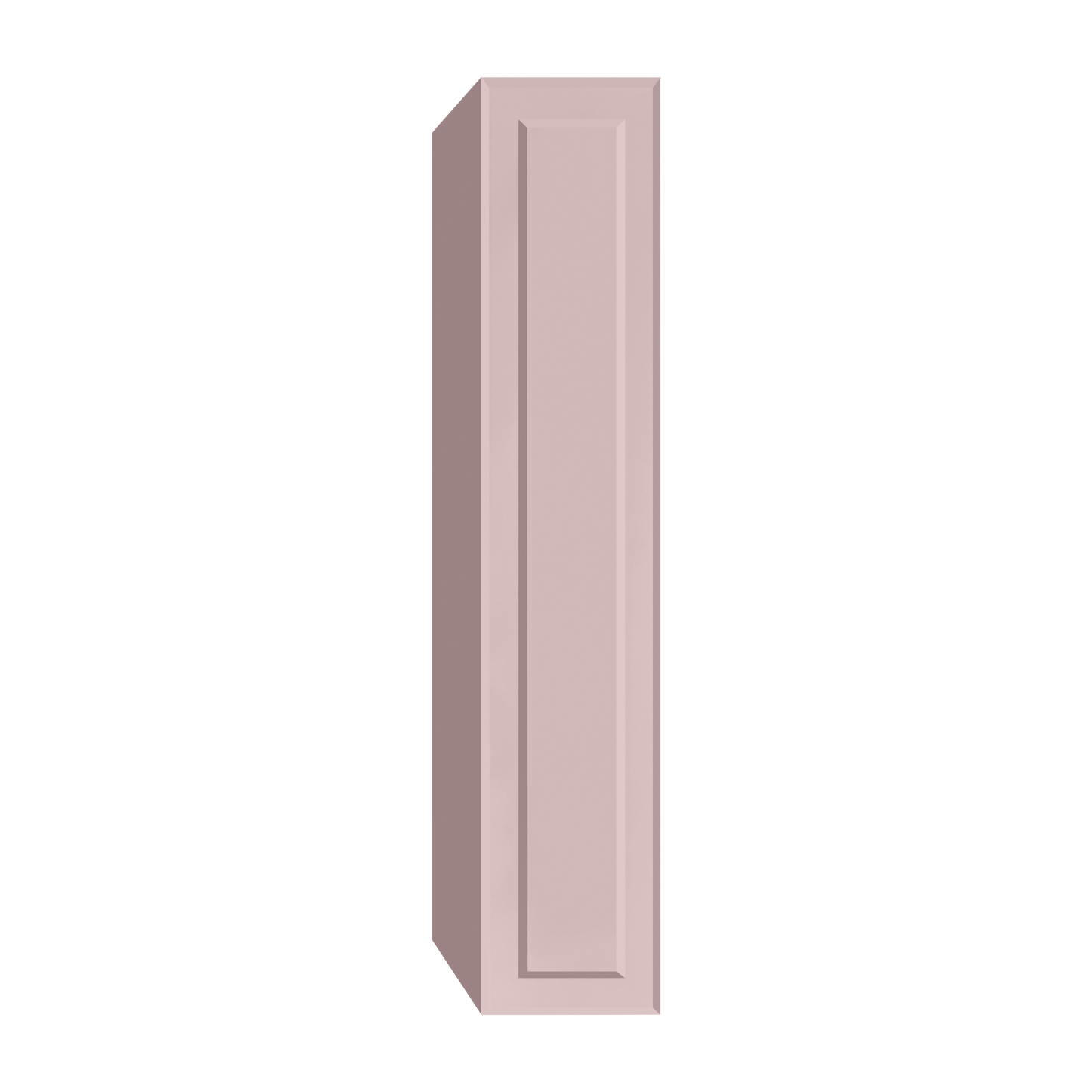 Berloni Vintage 1 door column 14" with 1 fixed shelf and 4 glass shelves