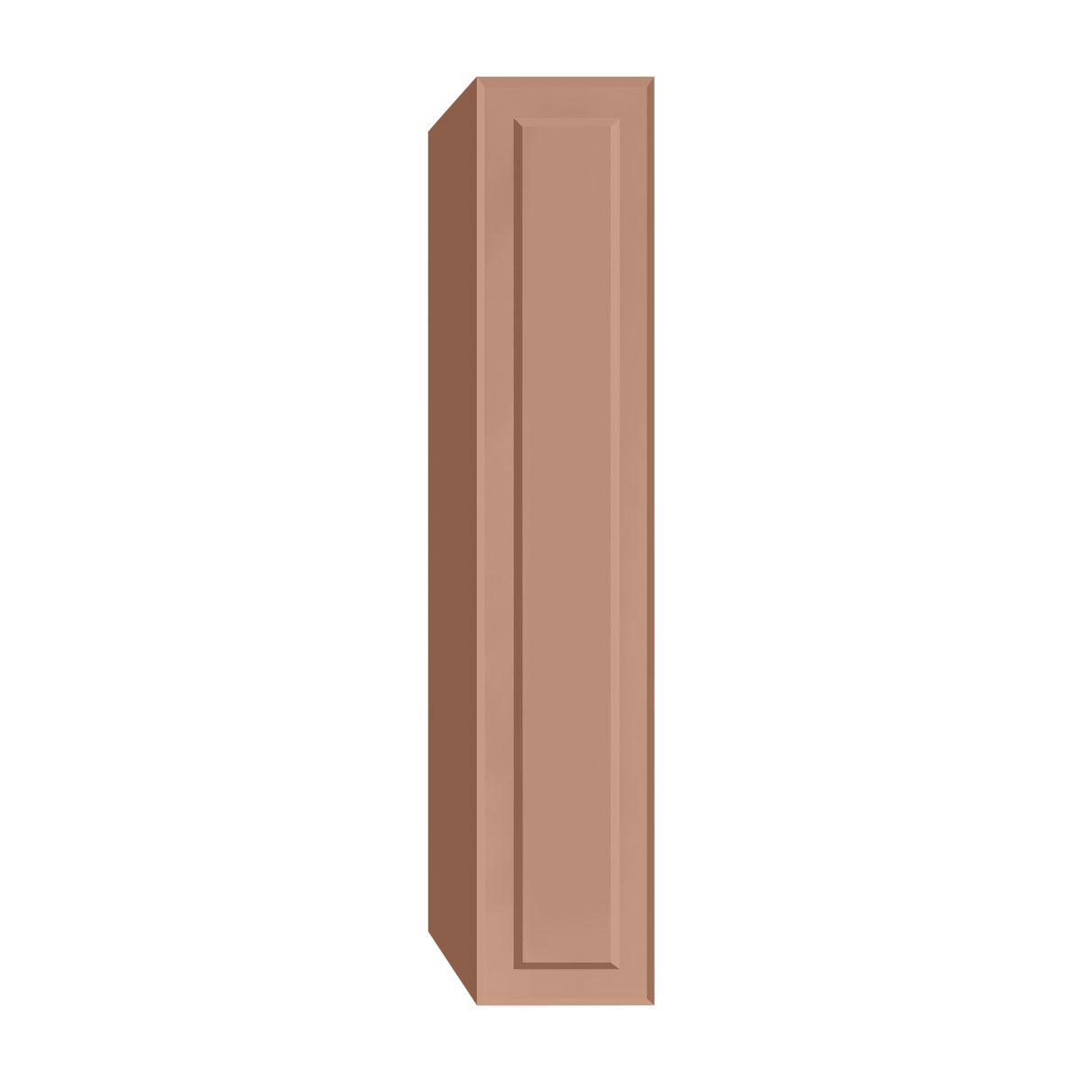 Berloni Vintage 1 door column 14" with 1 fixed shelf and 4 glass shelves
