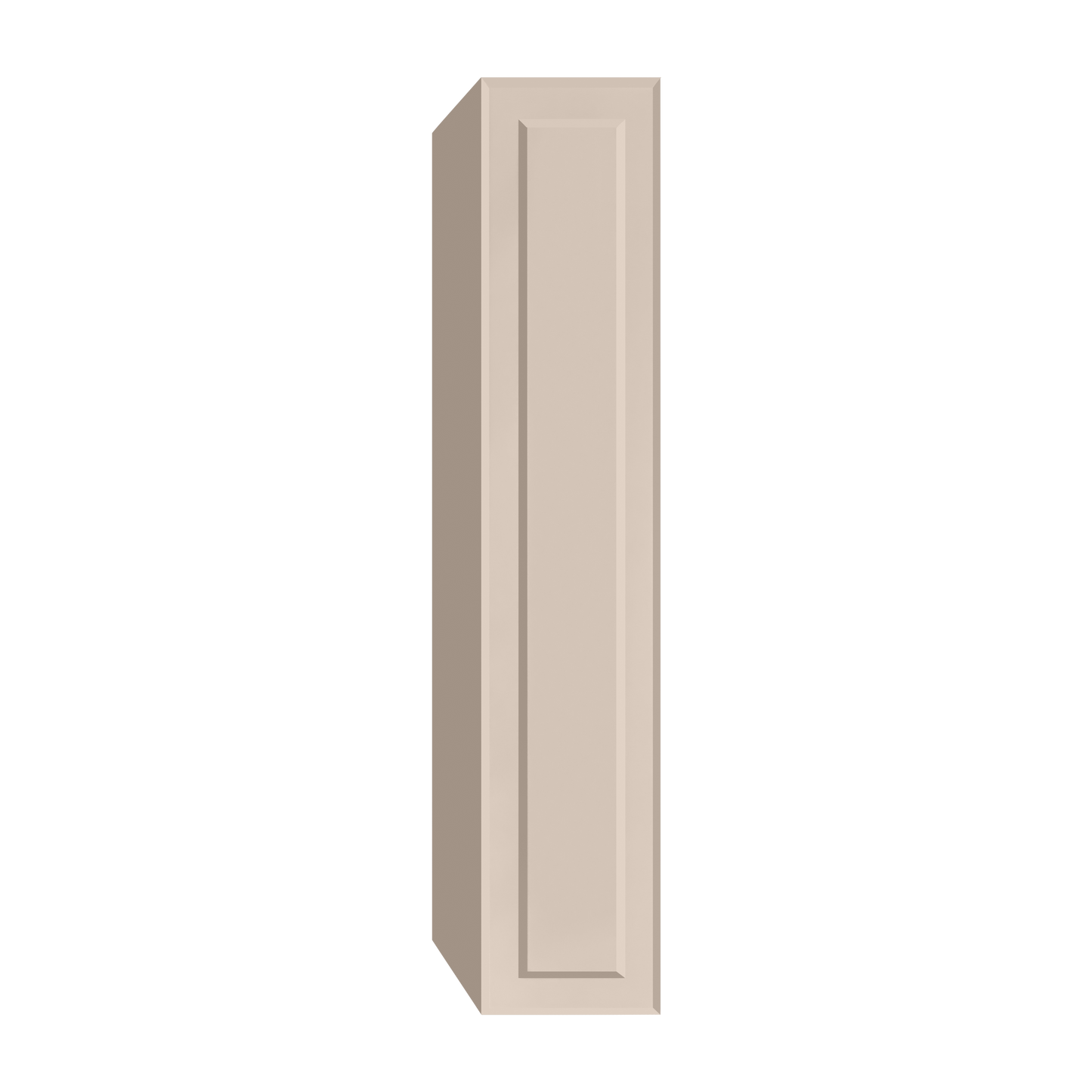 Berloni Vintage 1 door column 14" with 1 fixed shelf and 4 glass shelves