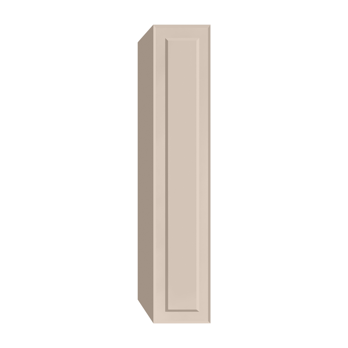 Berloni Vintage 1 door column 14" with 1 fixed shelf and 4 glass shelves