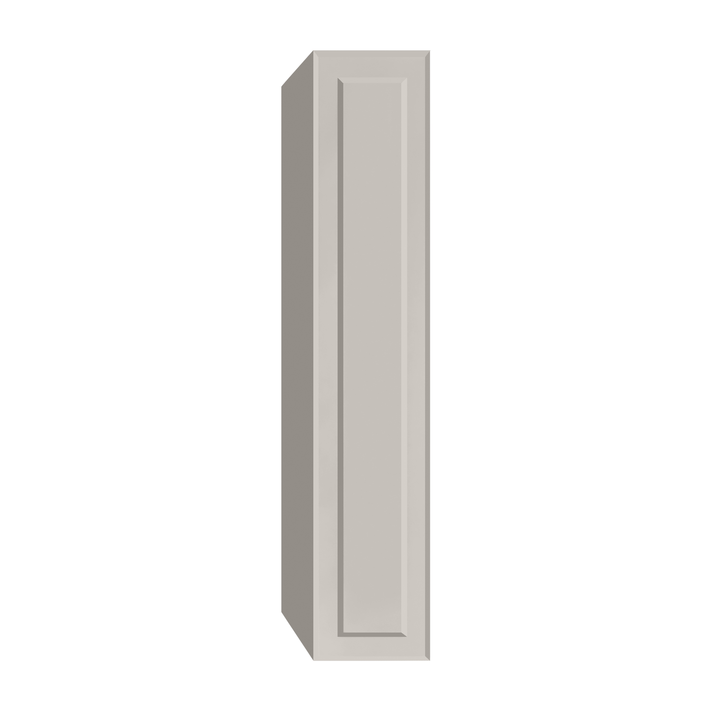 Berloni Vintage 1 door column 14" with 1 fixed shelf and 4 glass shelves