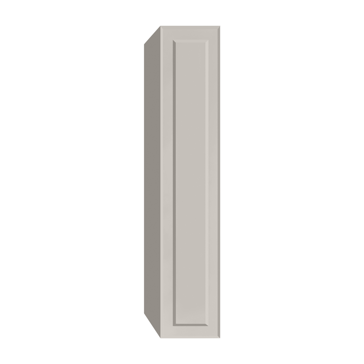 Berloni Vintage 1 door column 14" with 1 fixed shelf and 4 glass shelves