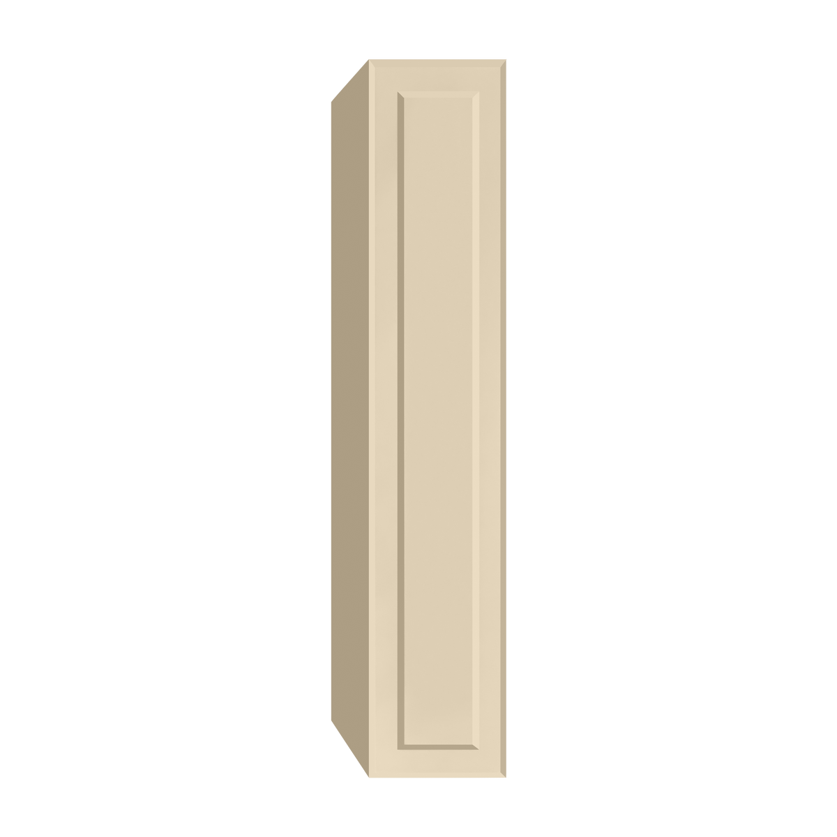 Berloni Vintage 1 door column 14" with 1 fixed shelf and 4 glass shelves