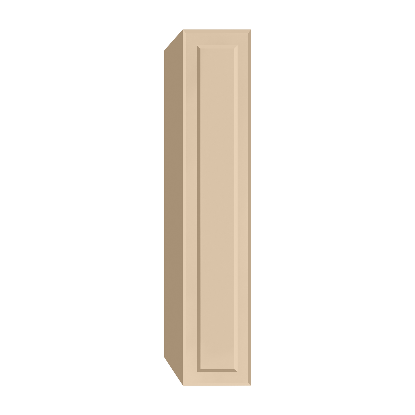 Berloni Vintage 1 door column 14" with 1 fixed shelf and 4 glass shelves