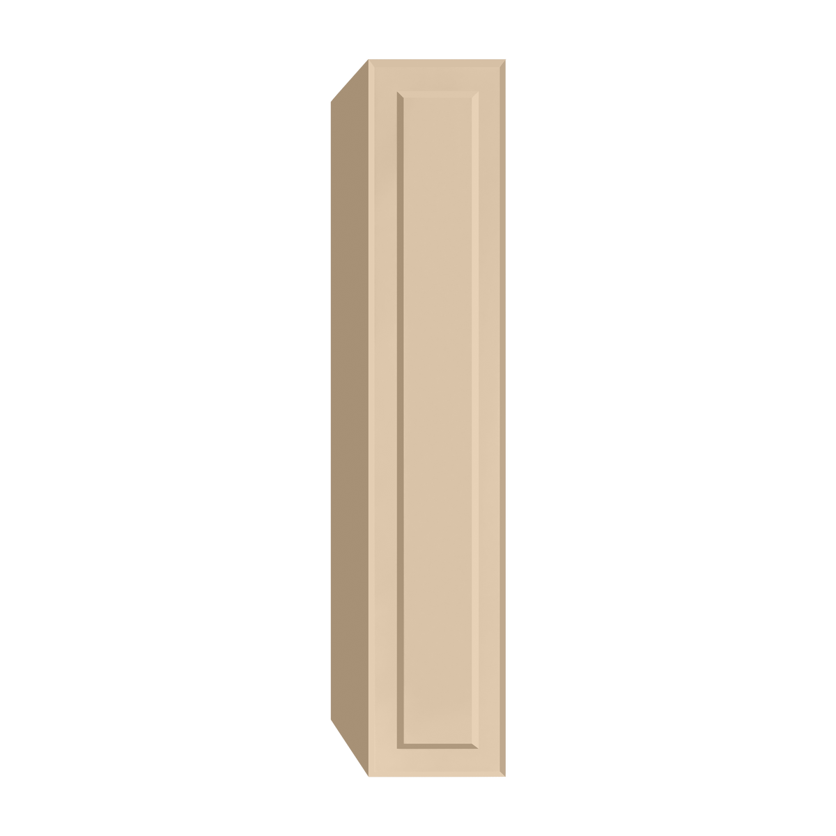 Berloni Vintage 1 door column 14" with 1 fixed shelf and 4 glass shelves