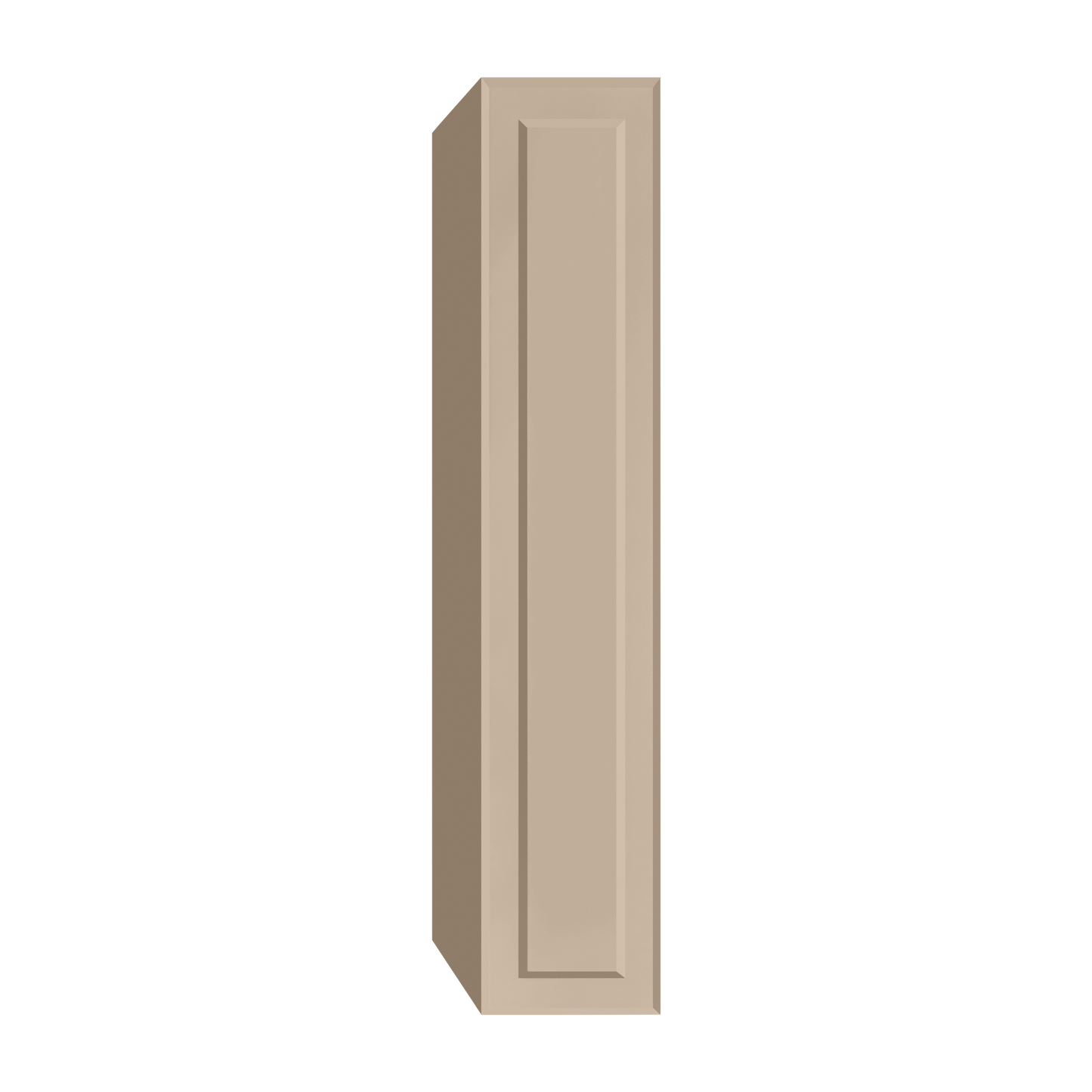 Berloni Vintage 1 door column 14" with 1 fixed shelf and 4 glass shelves