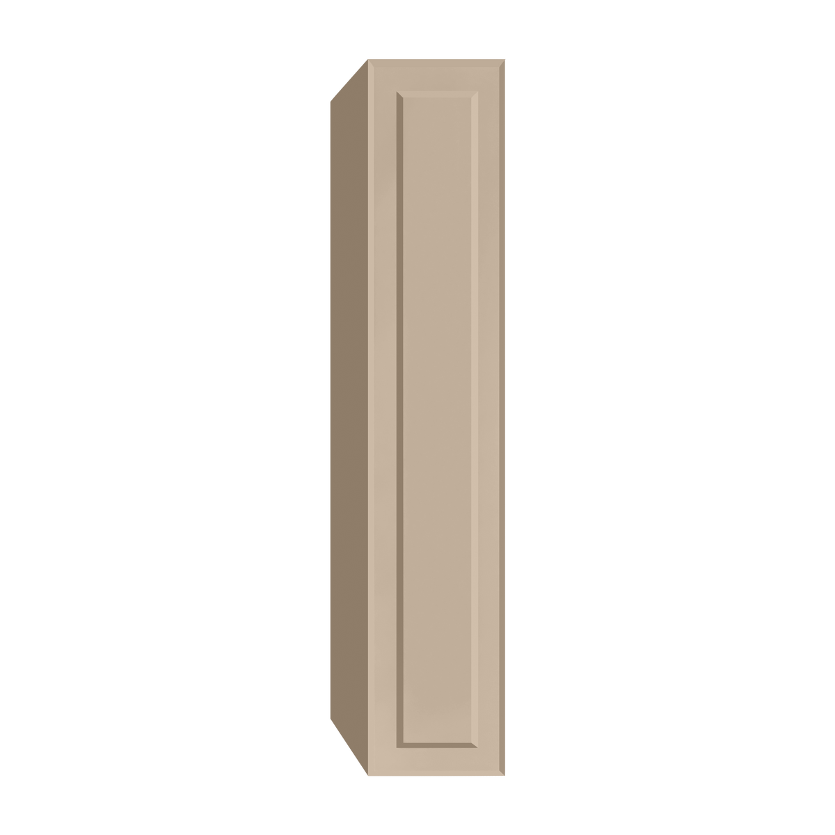 Berloni Vintage 1 door column 14" with 1 fixed shelf and 4 glass shelves
