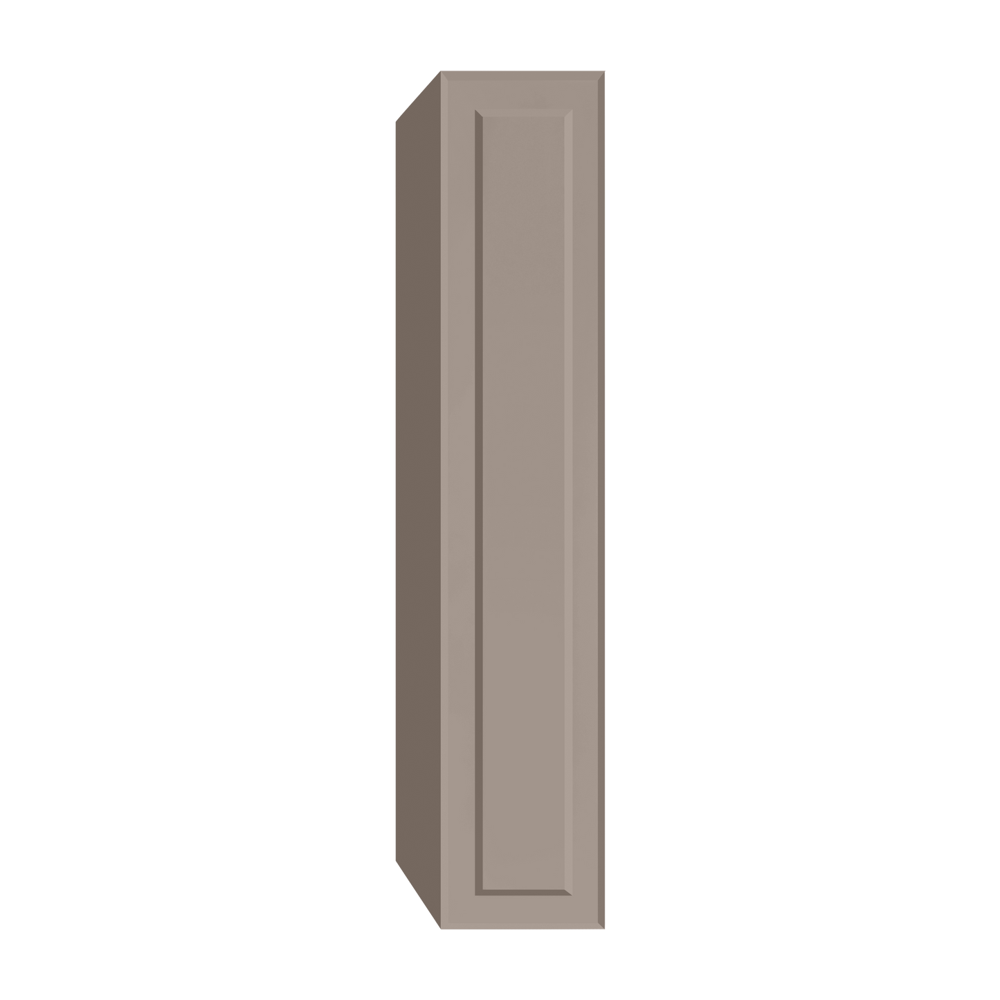 Berloni Vintage 1 door column 14" with 1 fixed shelf and 4 glass shelves